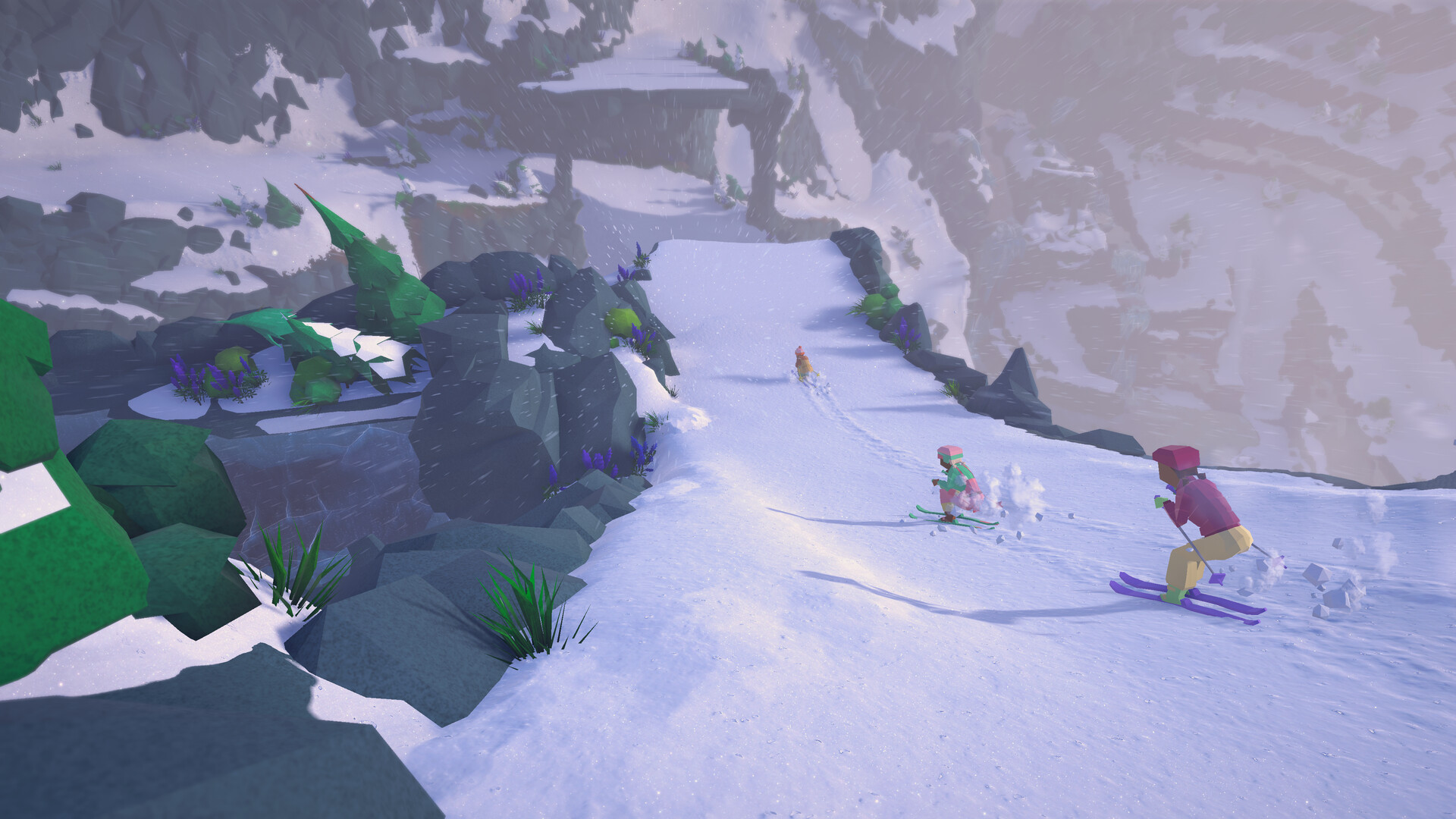 Скриншот: Lonely Mountains: Snow Riders