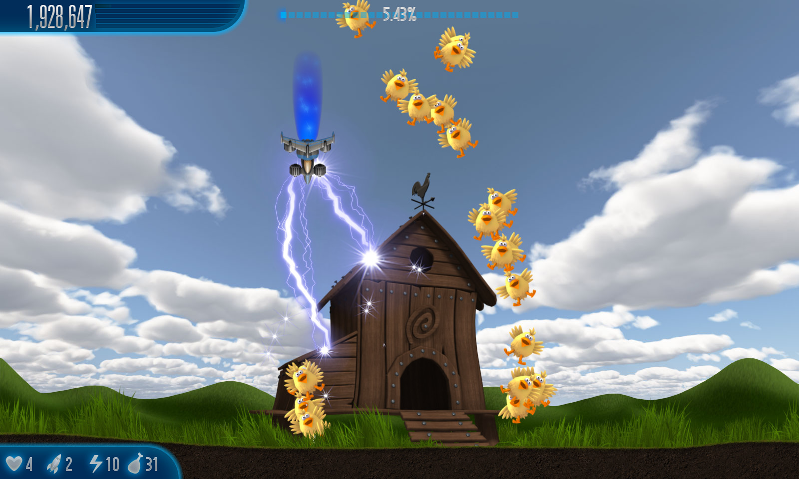 Скриншот: Chicken Invaders 5