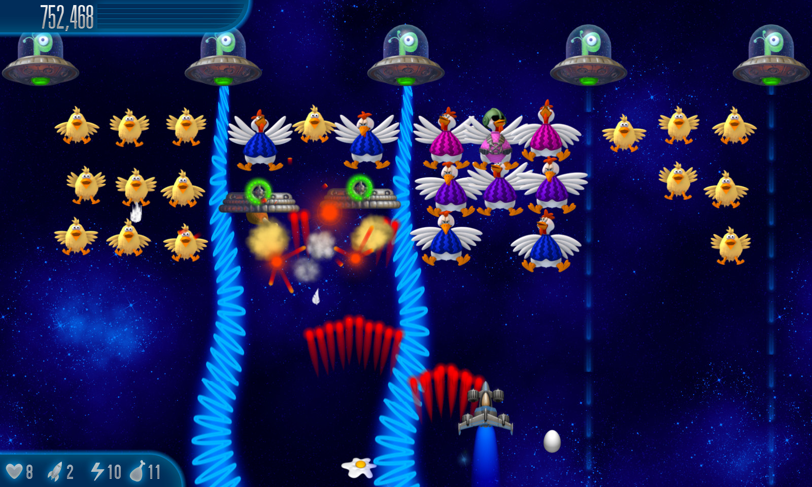 Скриншот: Chicken Invaders 5