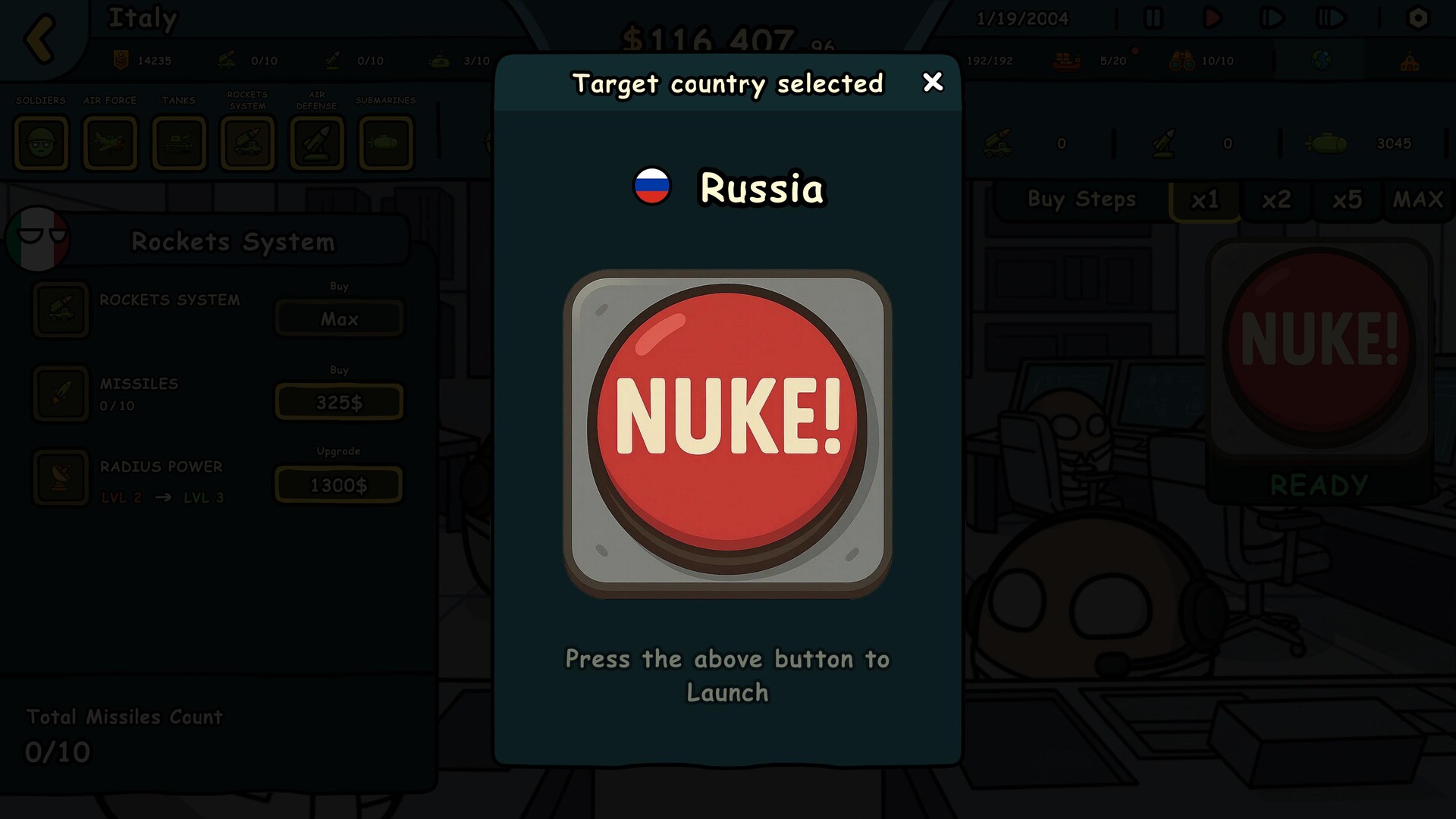 Скриншот: Countryballs: Power Protocol