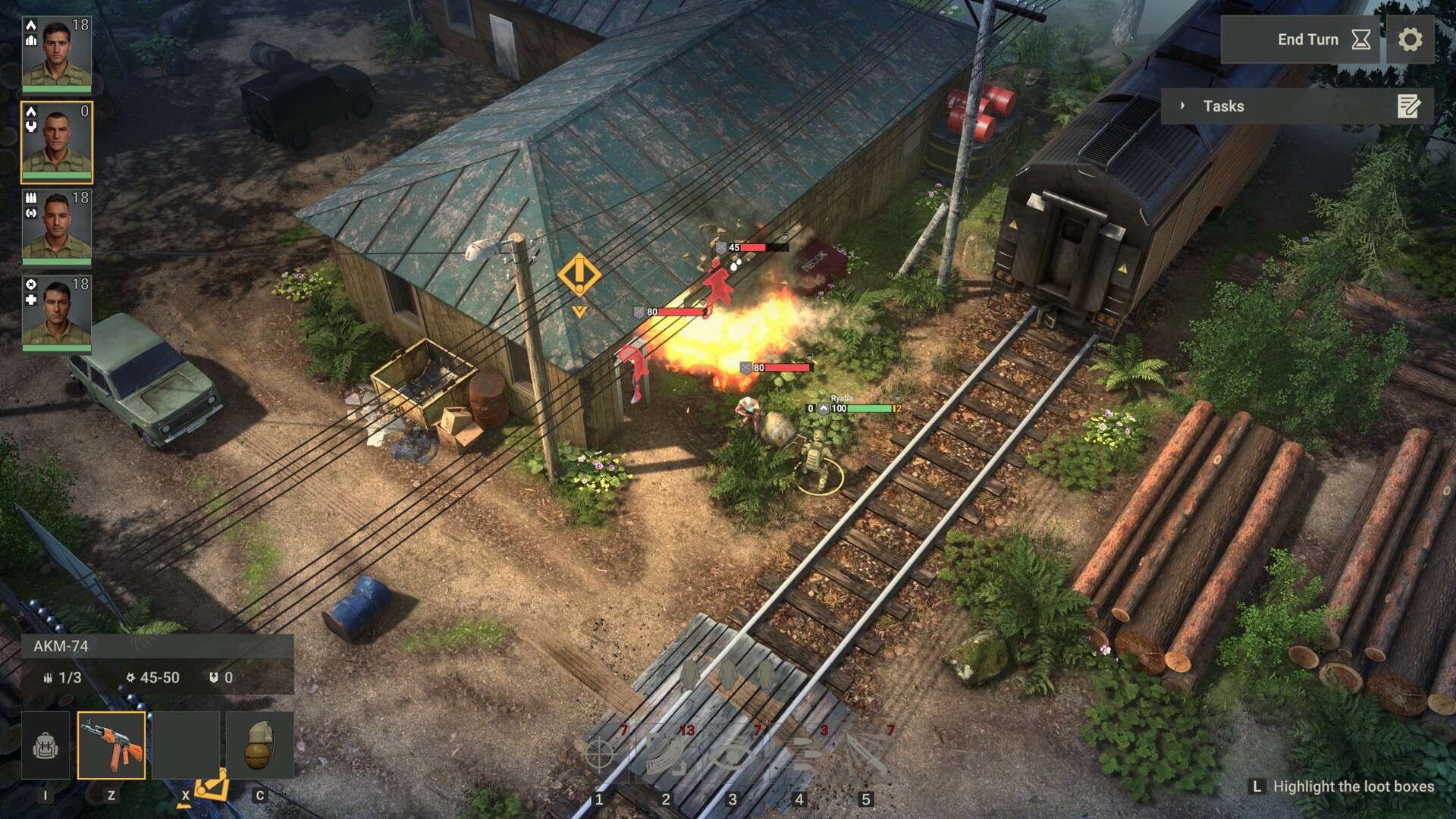 Скриншот: Future War Tactics: SOF vs Alien Invasion – Turn-Based Strategy