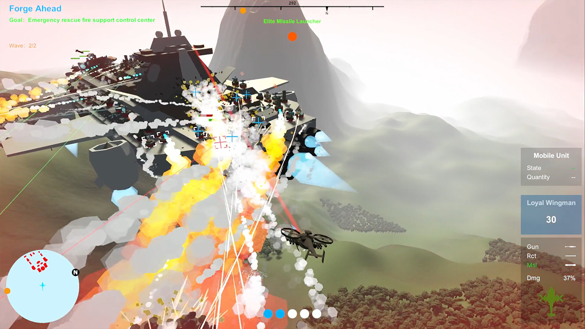 Скриншот: Our War: Firepower Suppression