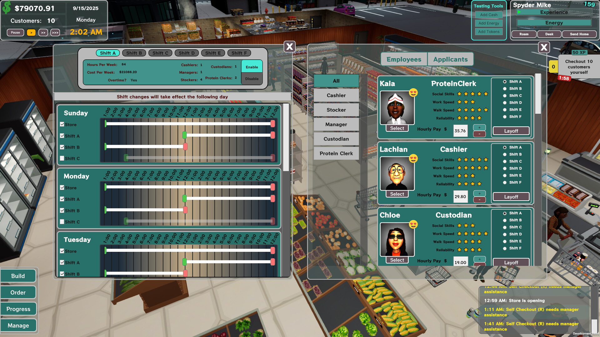Скриншот: Grocery Store Tycoon