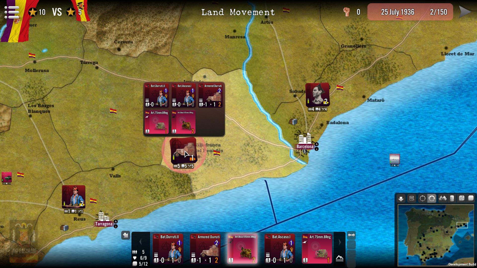 Скриншот: SGS Spain at War