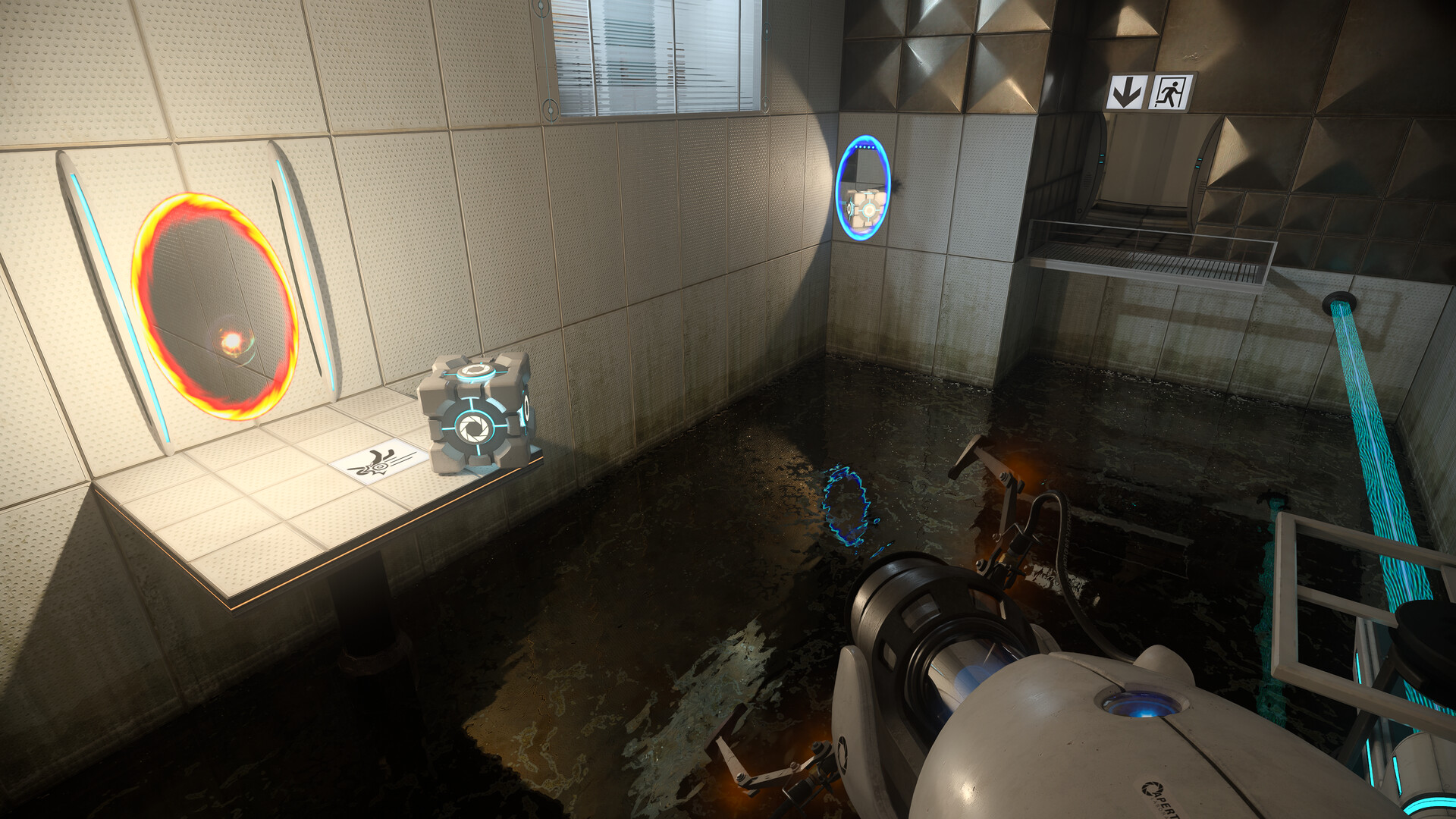 Скриншот: Portal with RTX