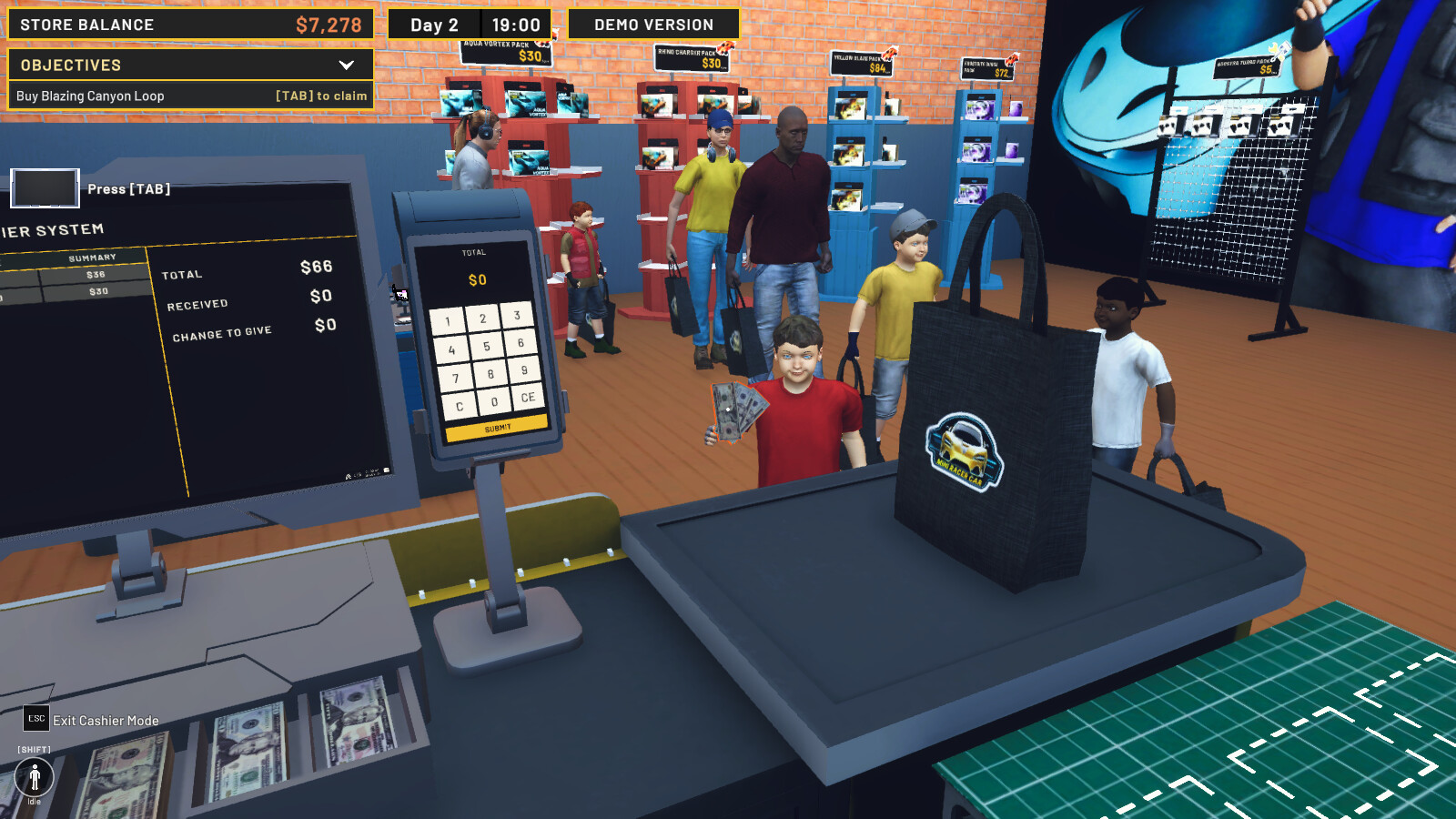 Скриншот: Mini Racer Car Shop Simulator