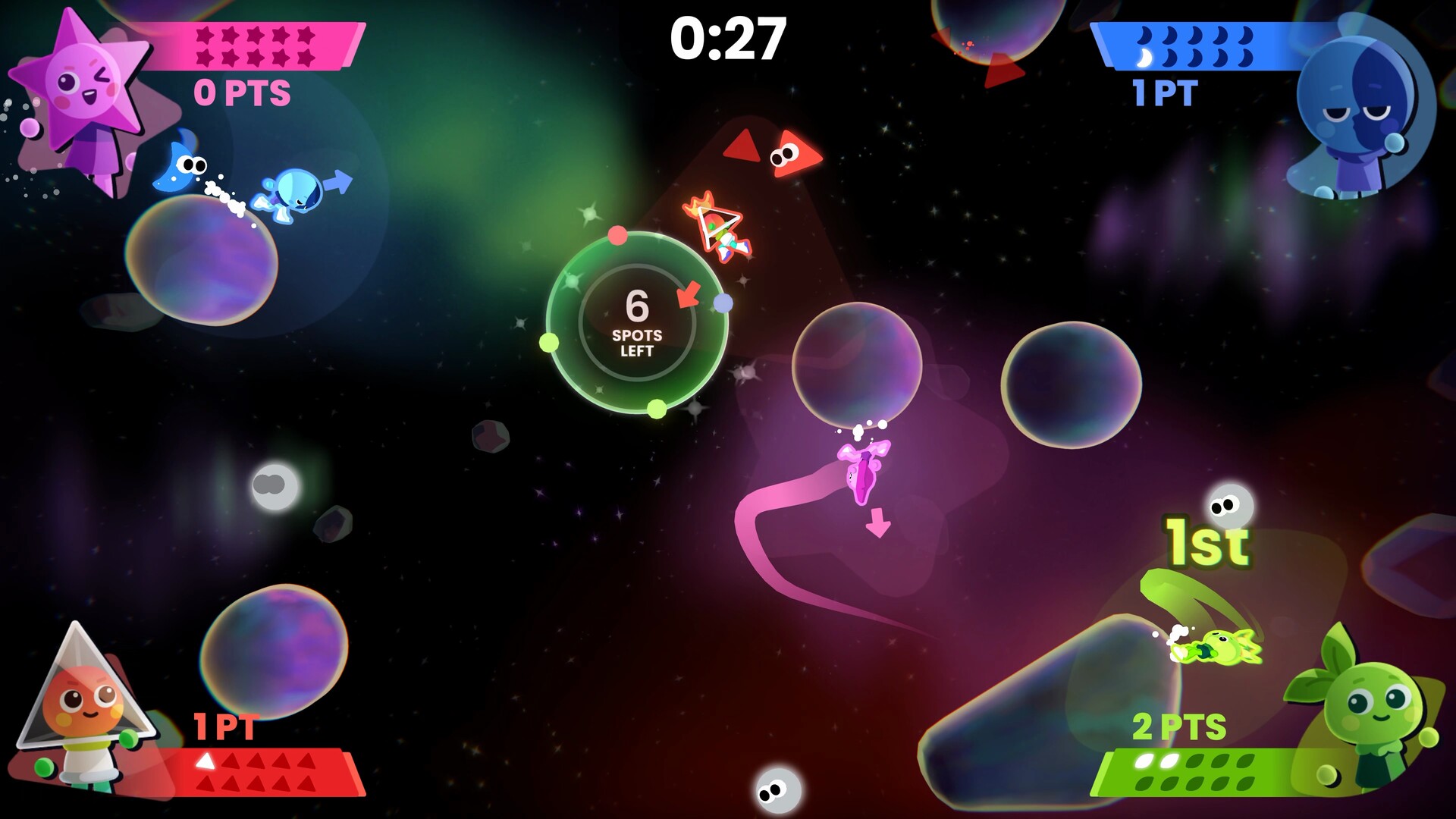 Скриншот: Which Way Up: Galaxy Games