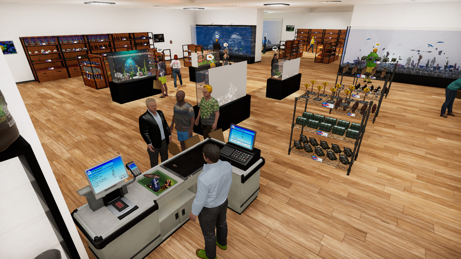 Скриншот: Aquatic Store Simulator