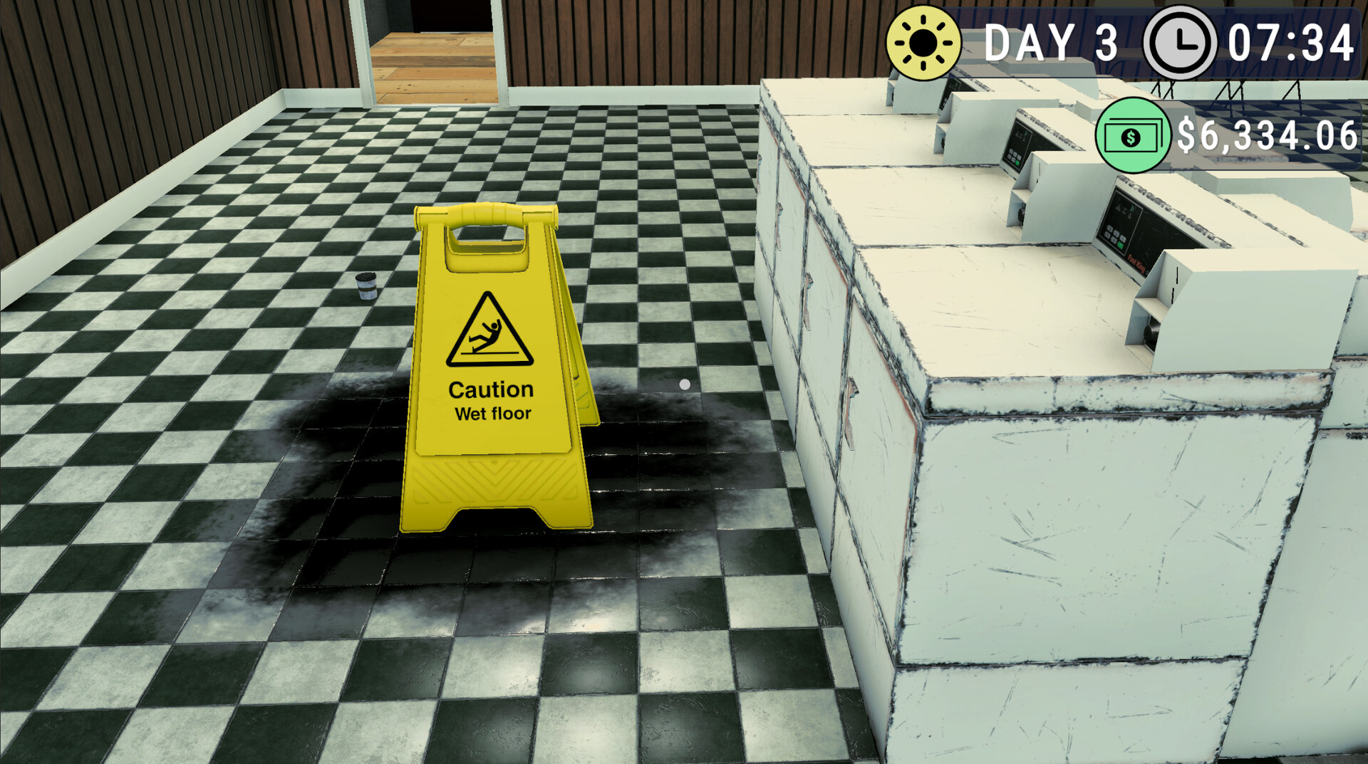 Скриншот: Laundromat Simulator