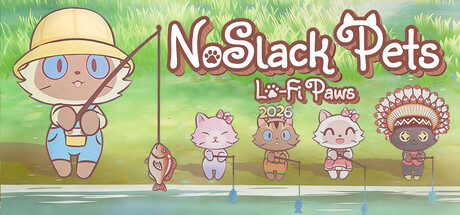 Обложка игры: NoSlack Pets: Lo-Fi Paws