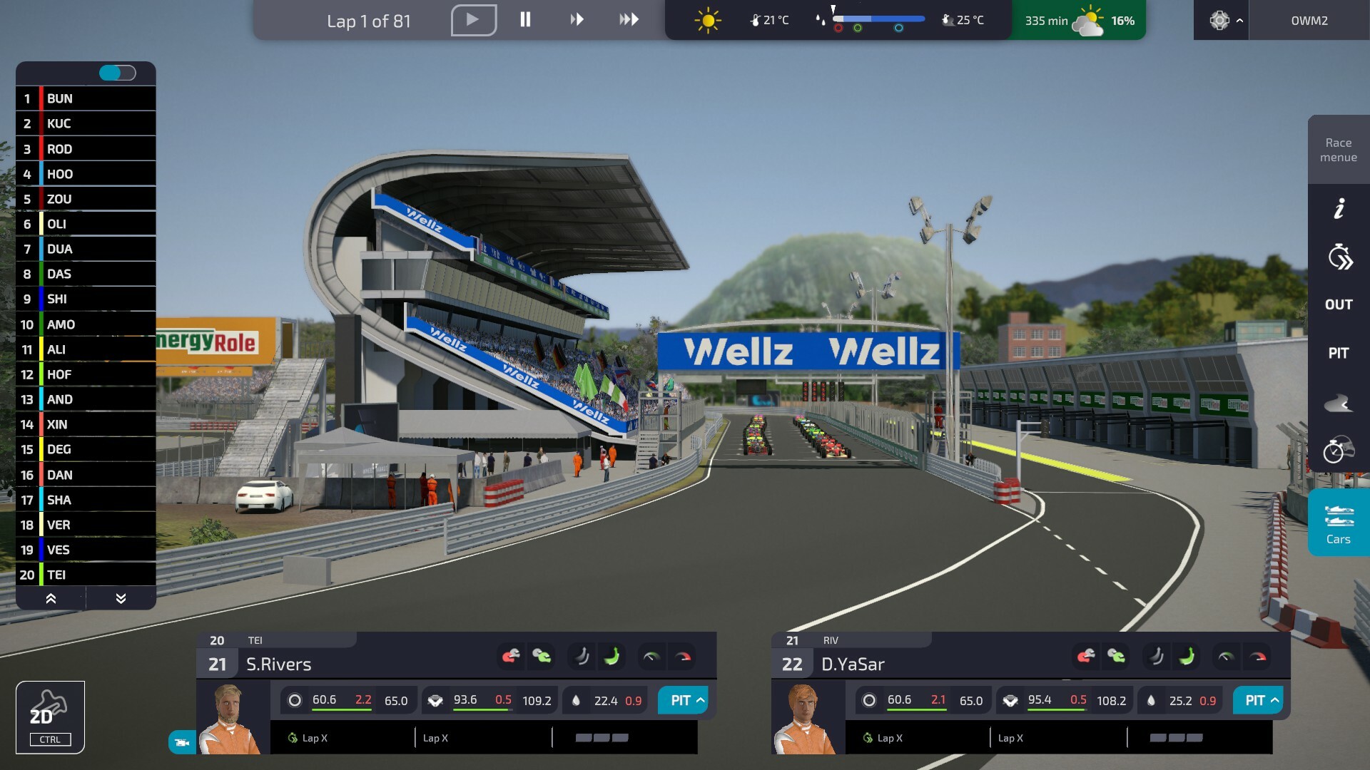 Скриншот: Open Wheel Manager 2
