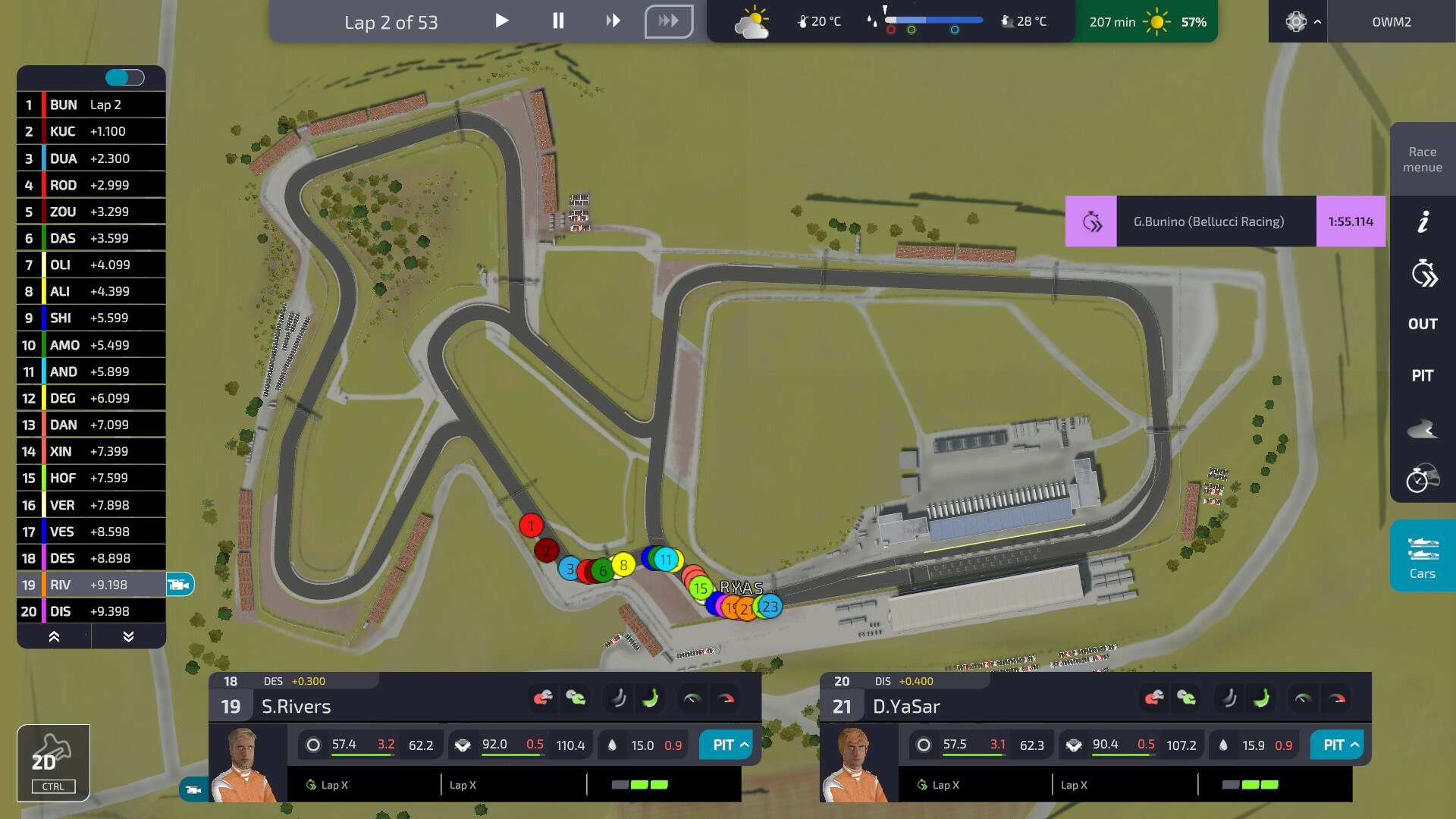 Скриншот: Open Wheel Manager 2