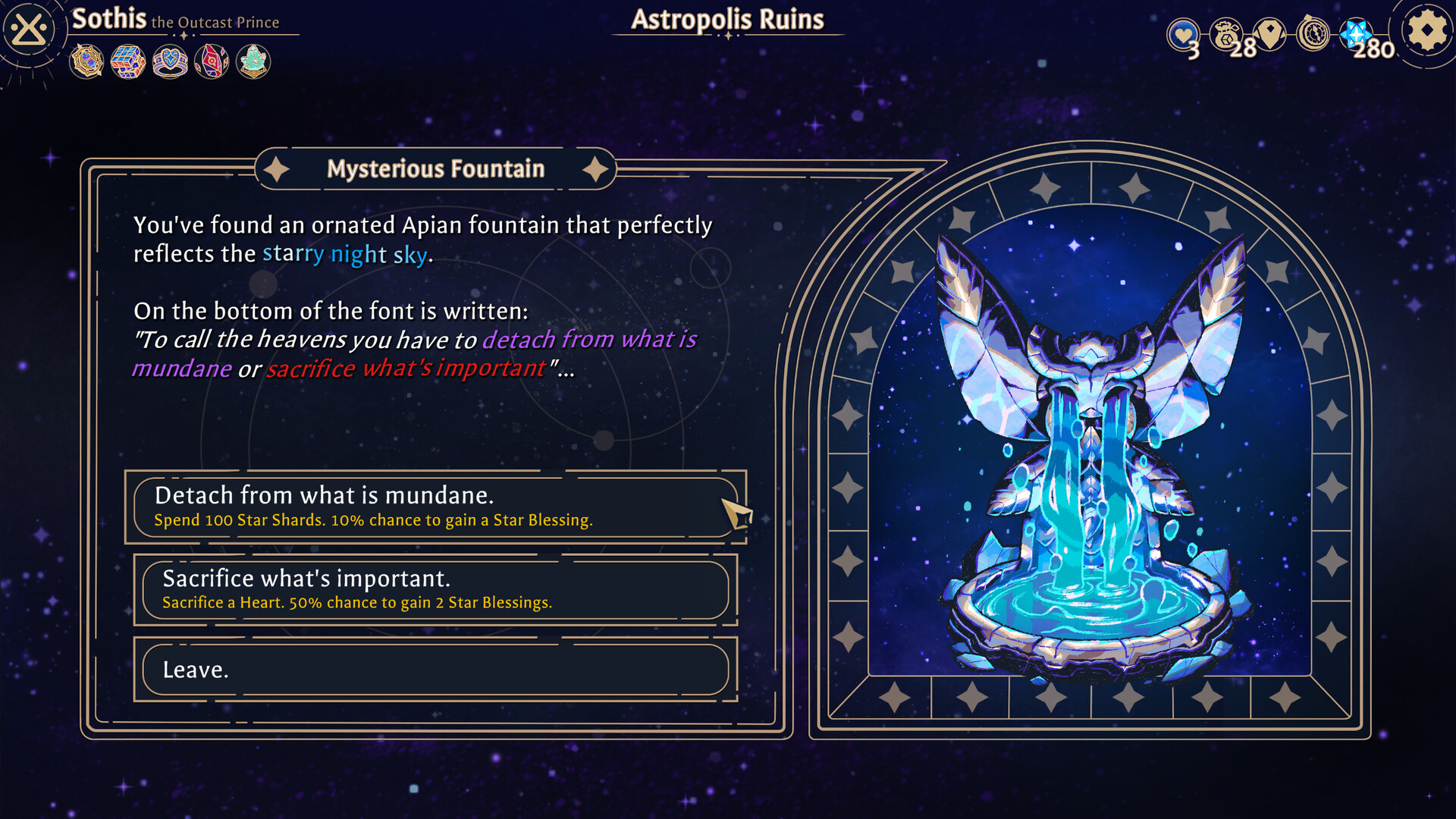 Скриншот: Astrea: Six-Sided Oracles