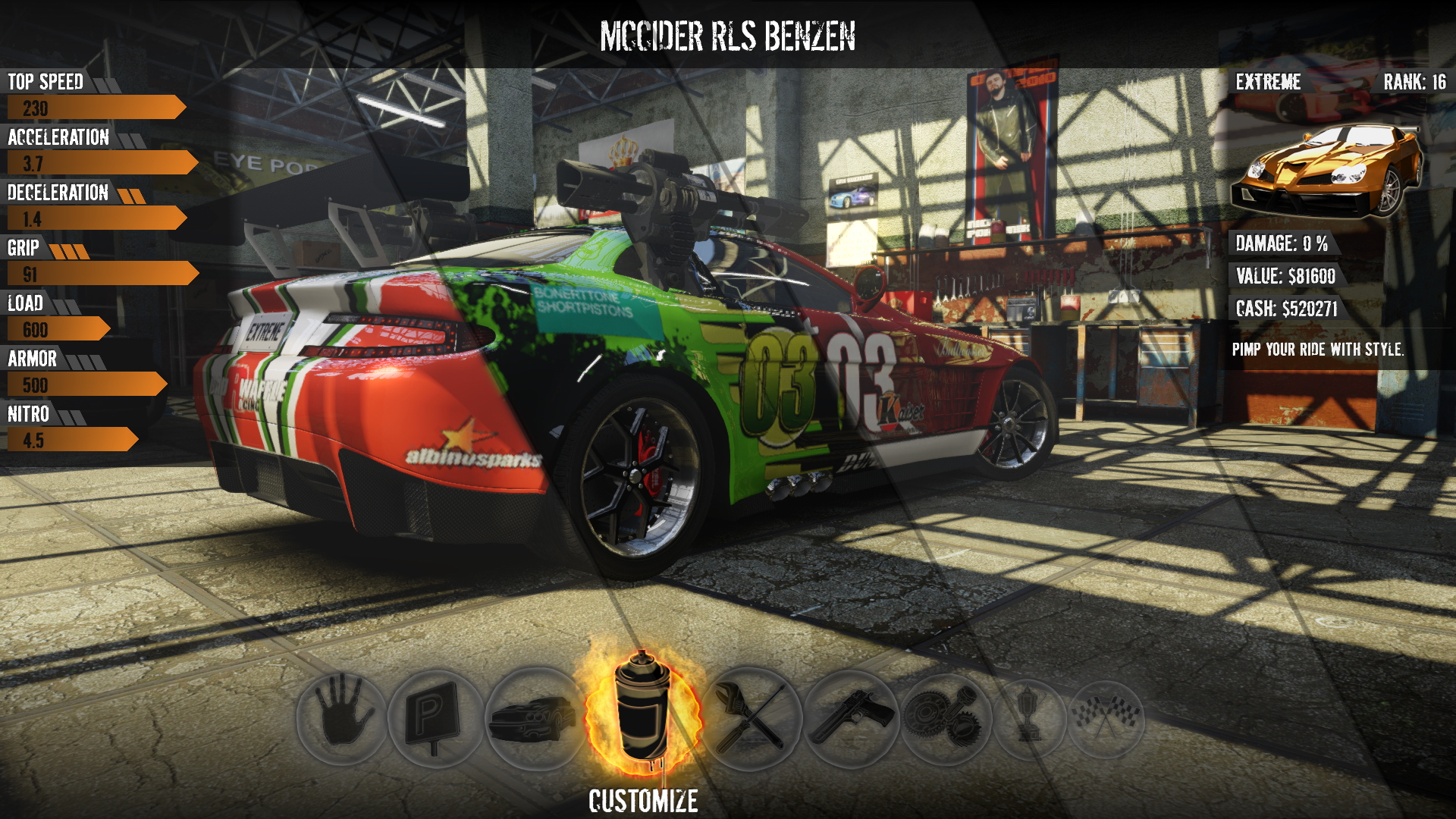 Скриншот: Gas Guzzlers Extreme