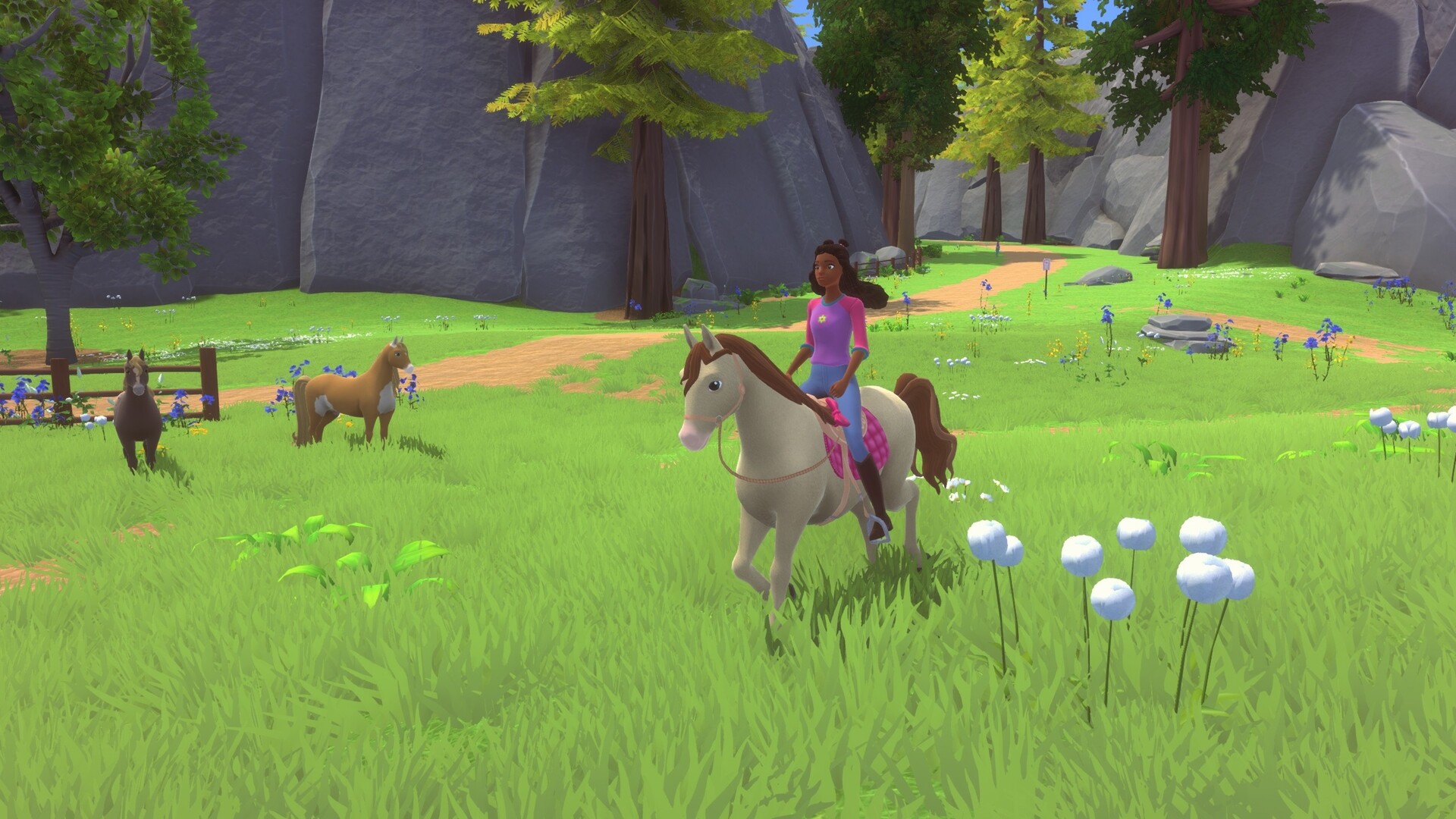 Скриншот: Barbie™ Horse Trails