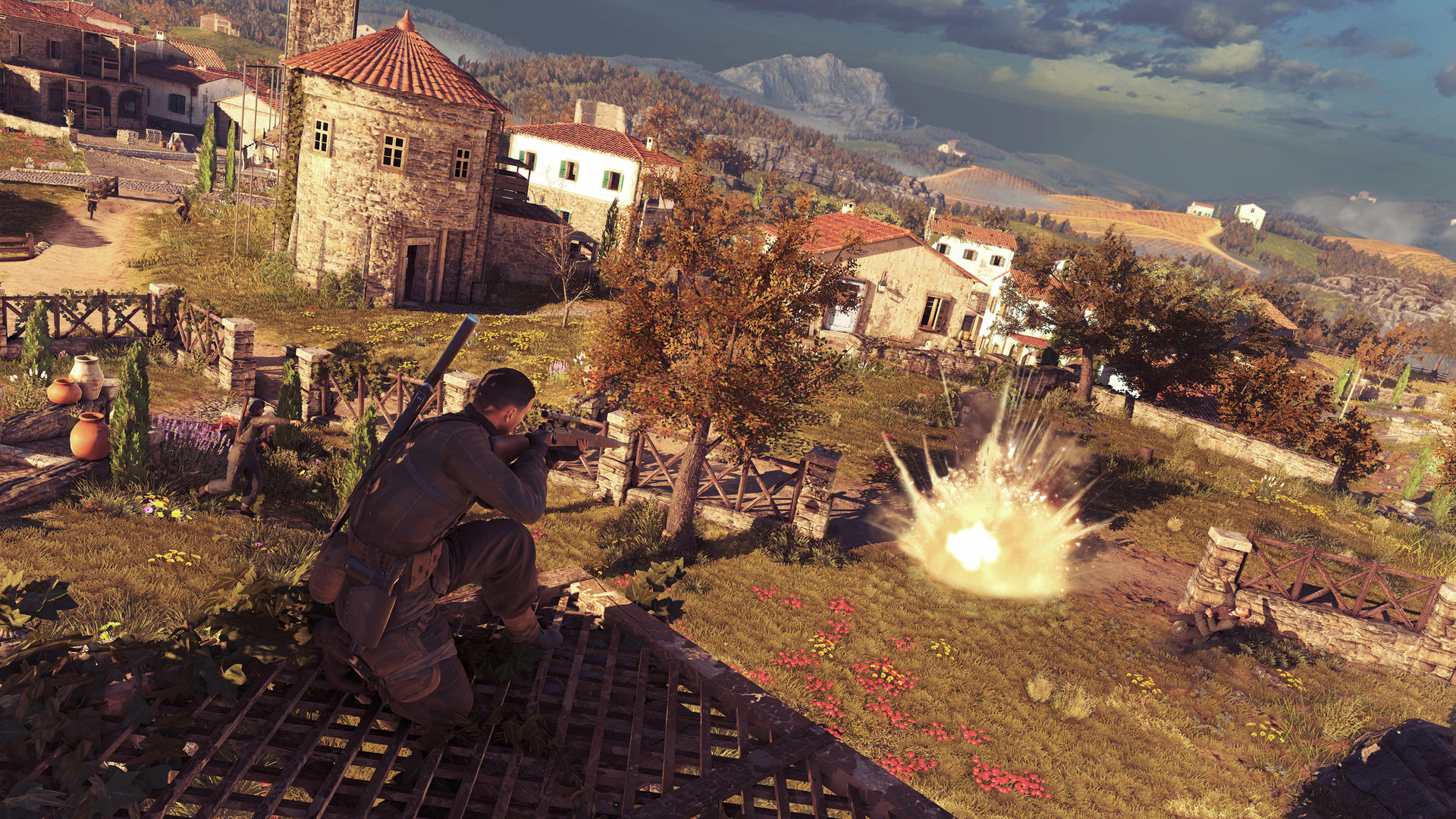 Скриншот: Sniper Elite 4
