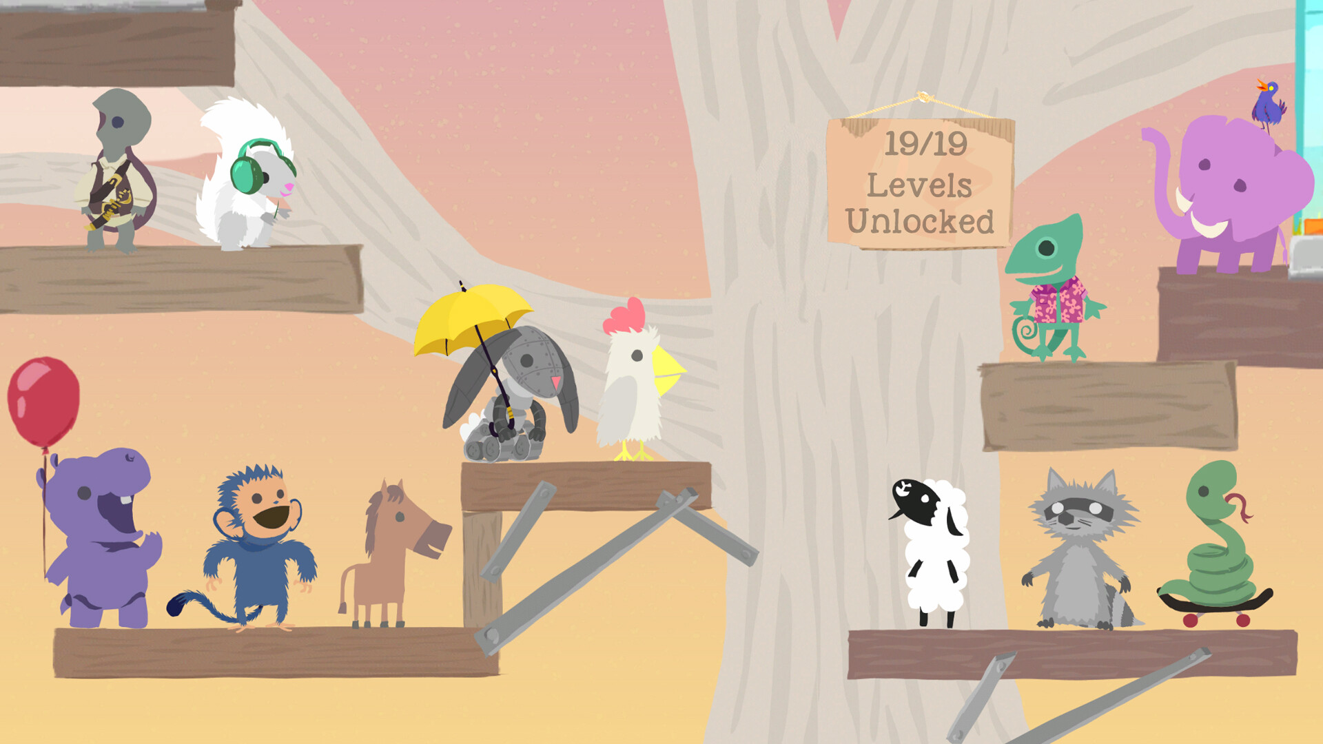 Скриншот: Ultimate Chicken Horse