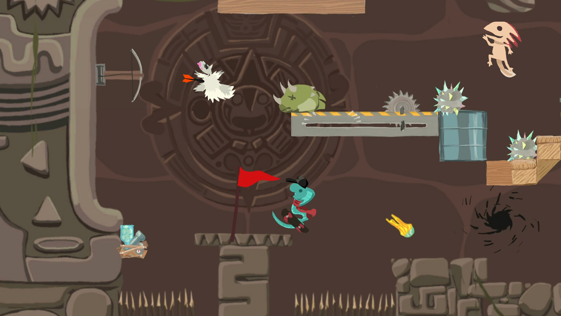 Скриншот: Ultimate Chicken Horse
