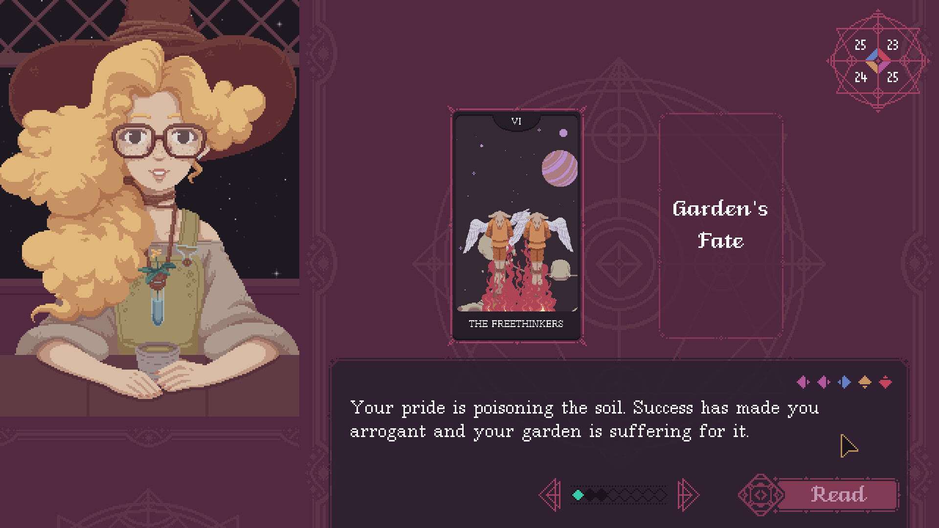 Скриншот: The Cosmic Wheel Sisterhood