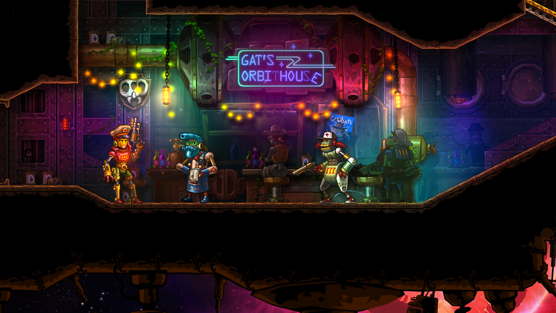 Скриншот: SteamWorld Heist