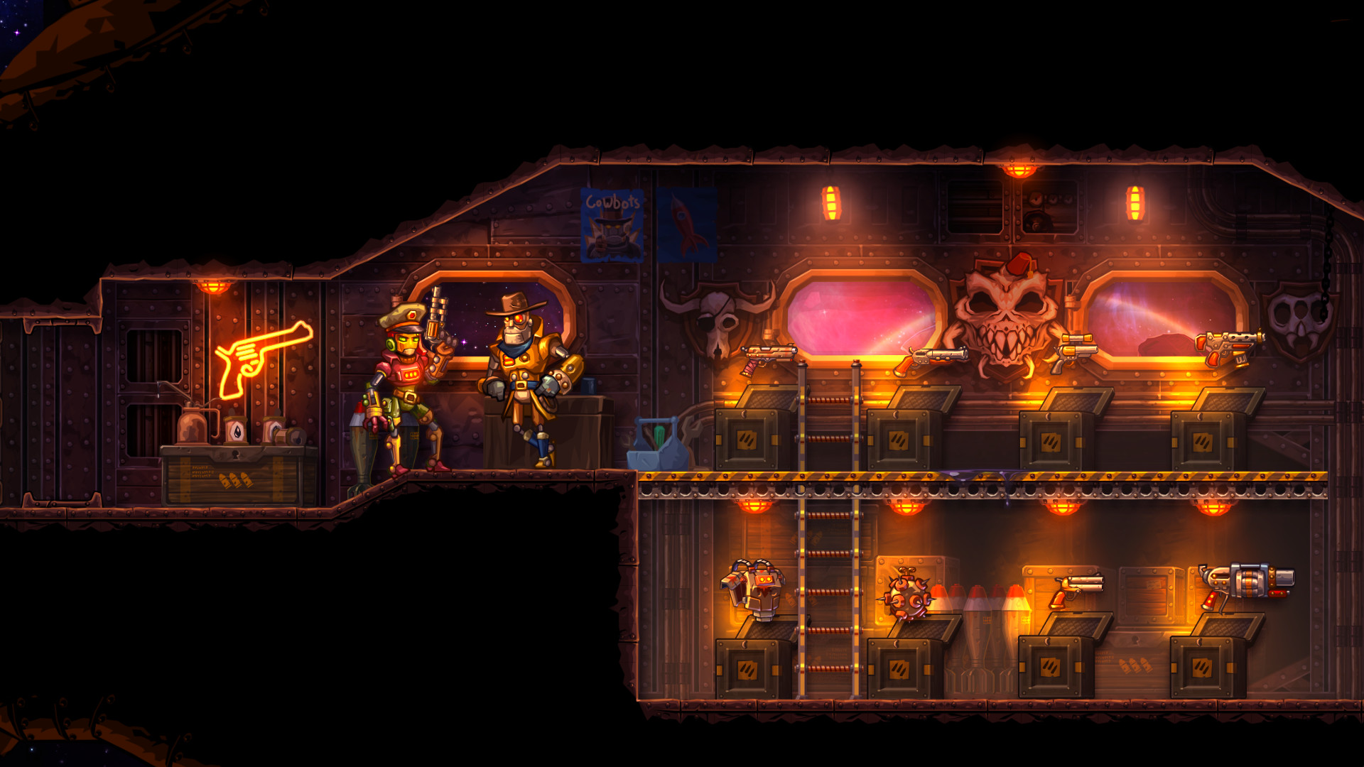 Скриншот: SteamWorld Heist