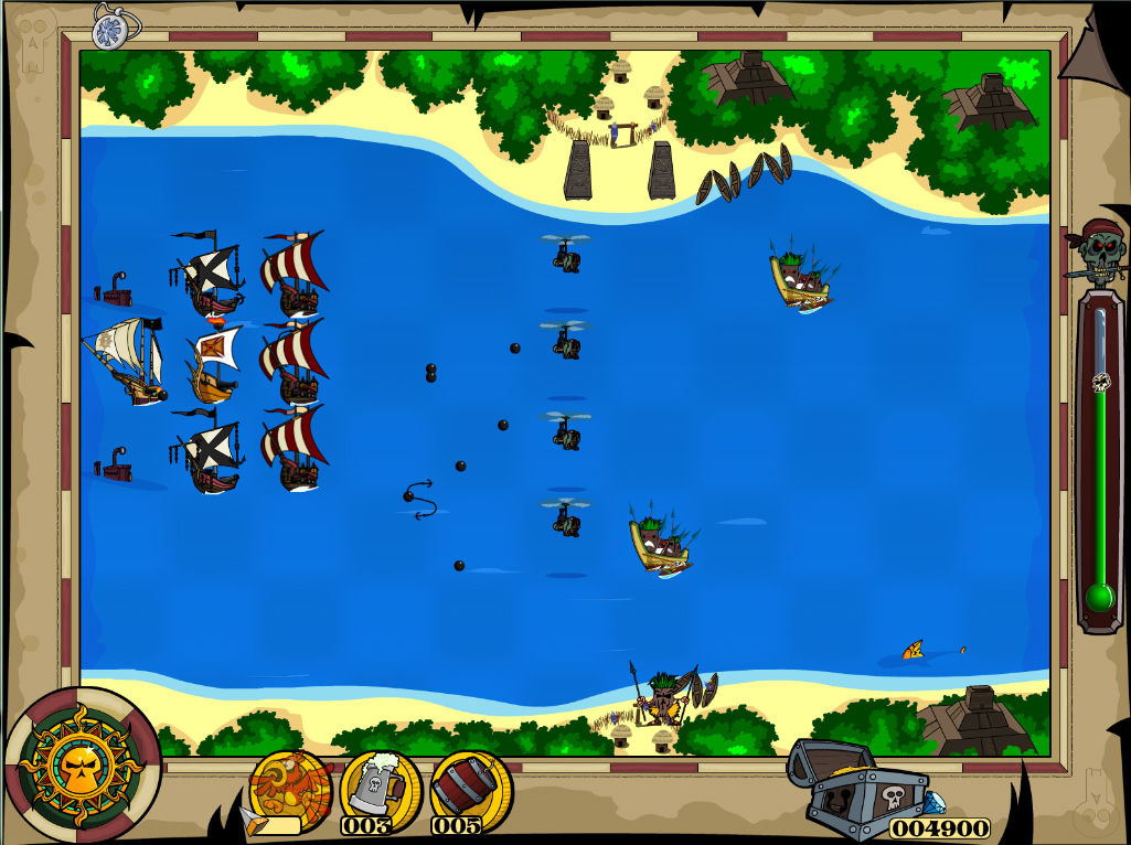 Скриншот: Zombie Pirates