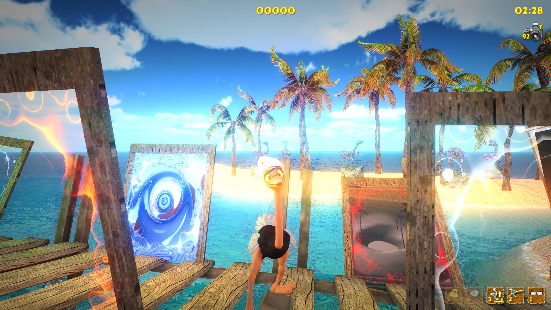 Скриншот: Ostrich Island