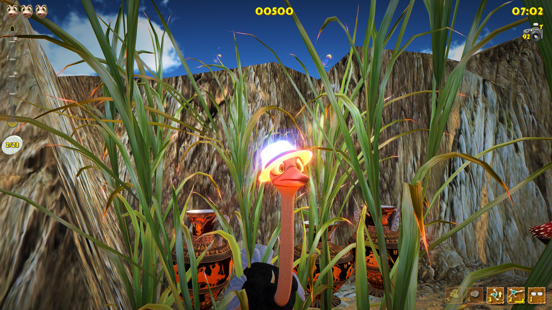 Скриншот: Ostrich Island