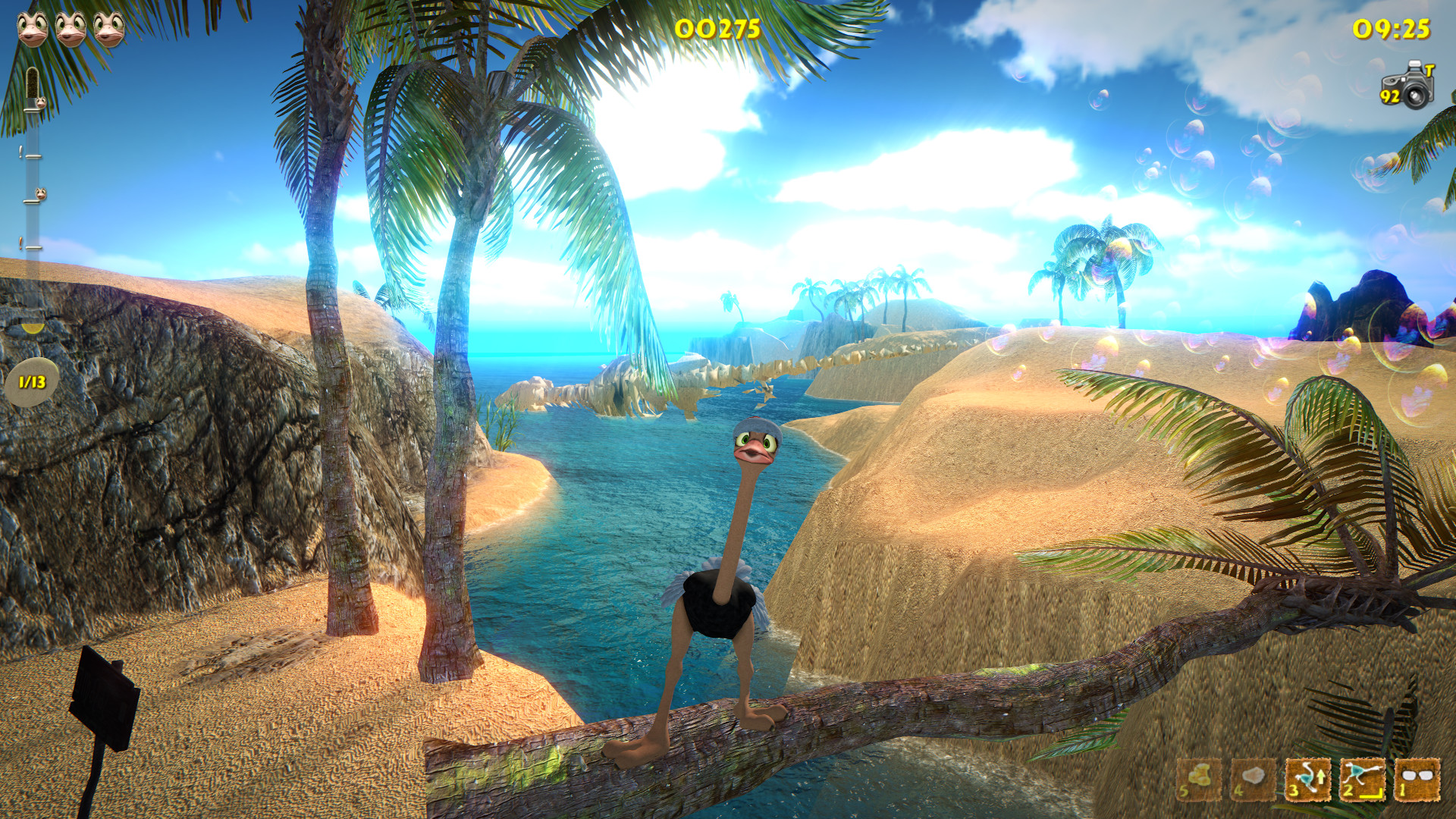 Скриншот: Ostrich Island