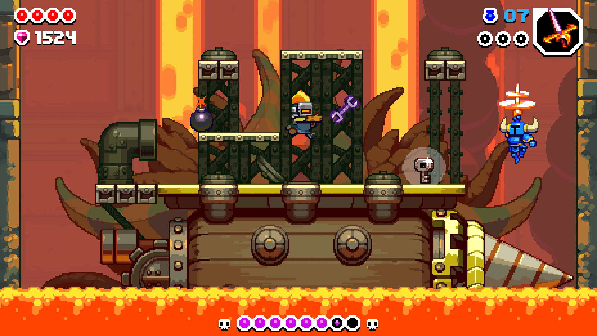 Скриншот: Shovel Knight Dig
