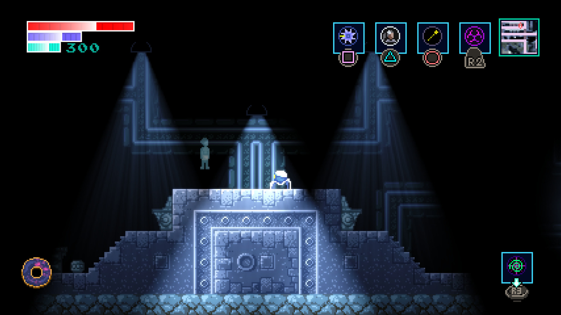Скриншот: Axiom Verge 2