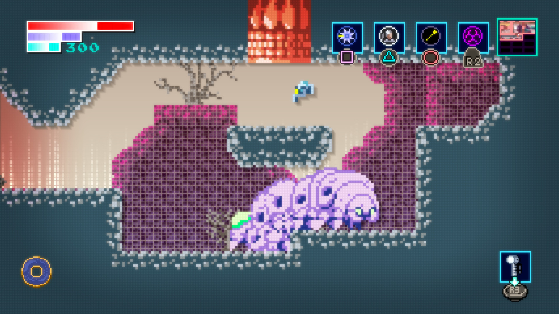 Скриншот: Axiom Verge 2