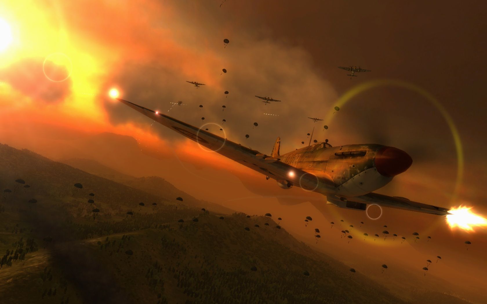Скриншот: Air Conflicts: Secret Wars