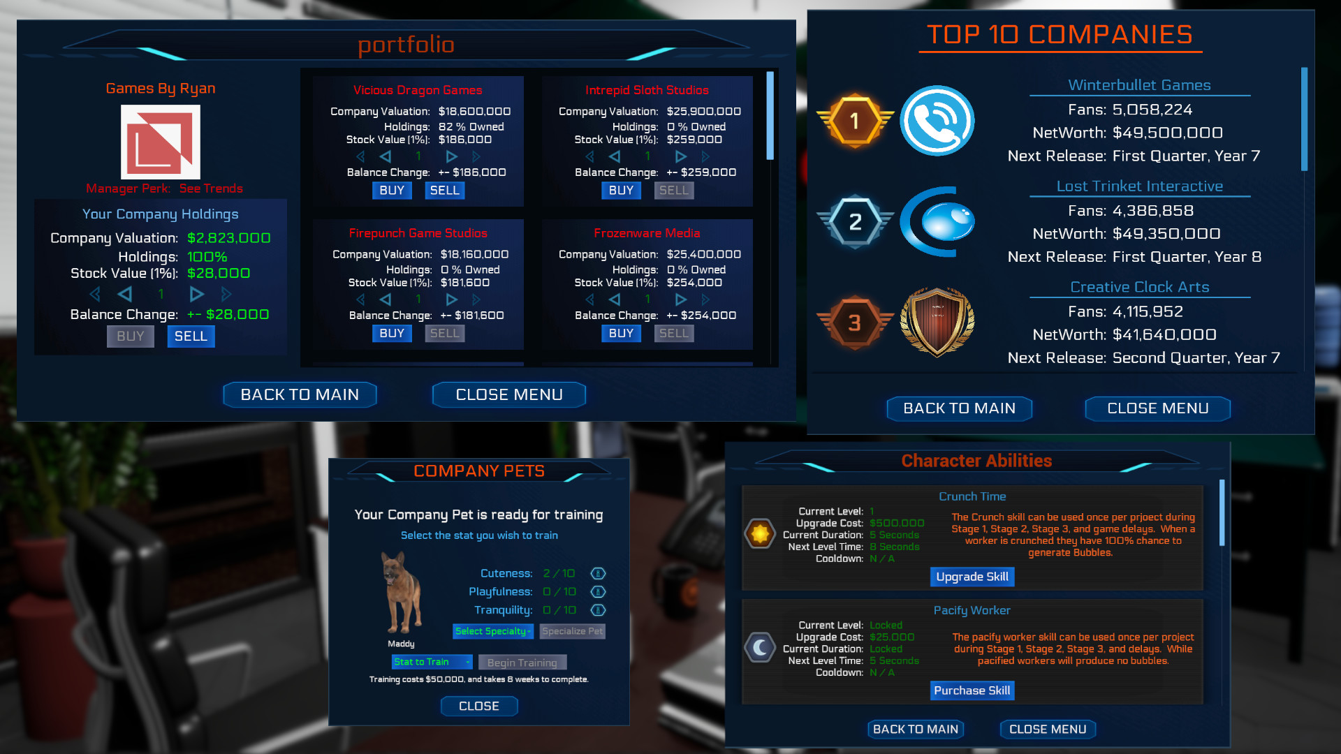 Скриншот: Game Dev Masters