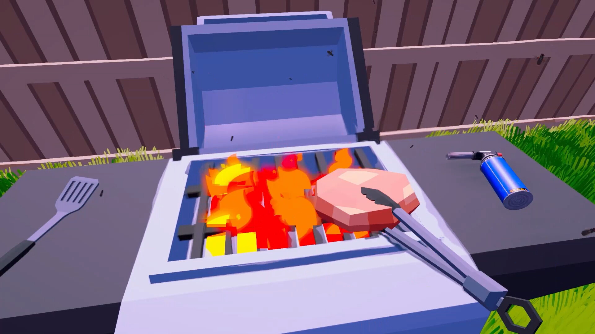 Скриншот: BBQ Simulator: The Squad