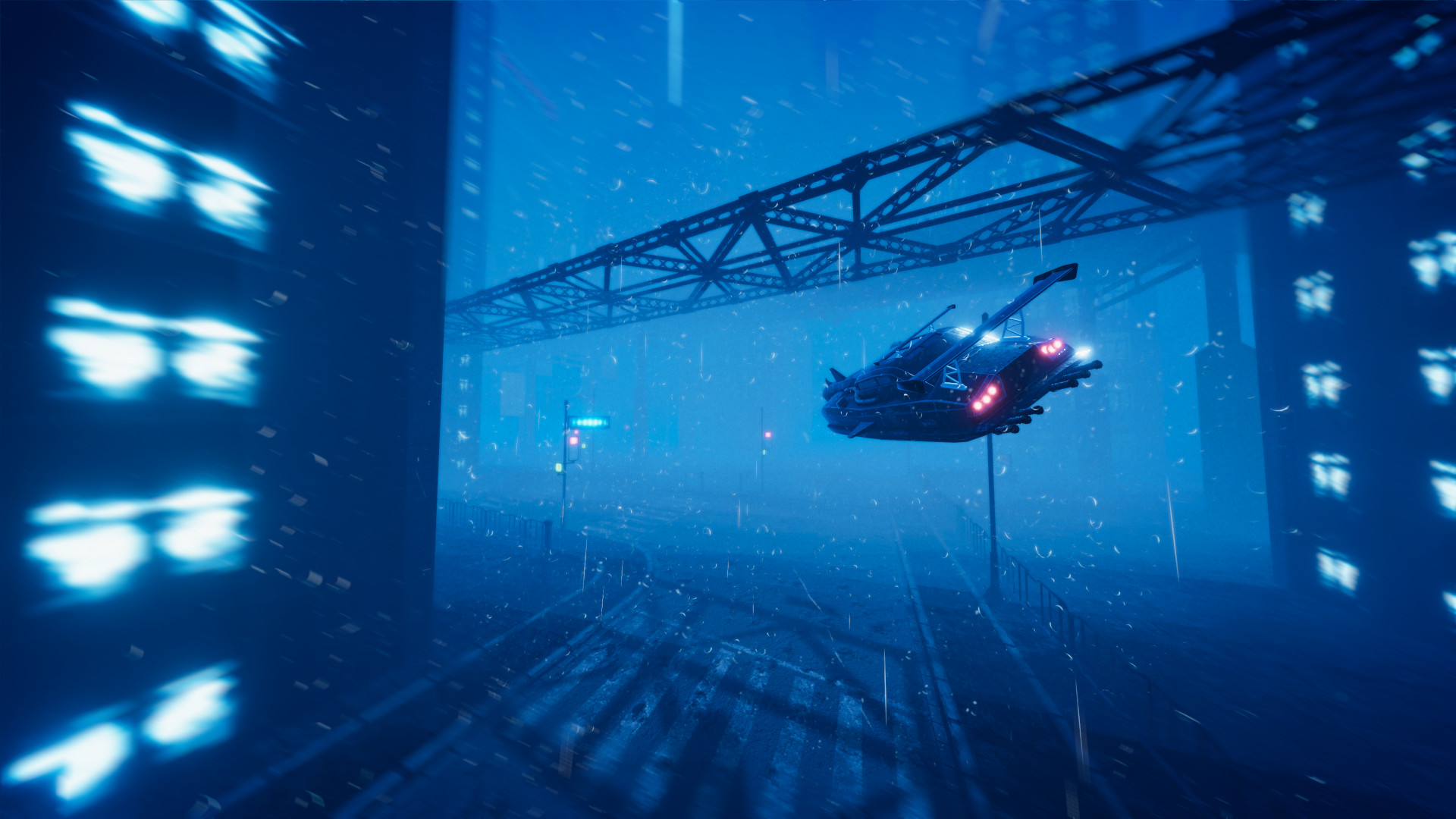 Скриншот: Hovercars 3077: Underground racing