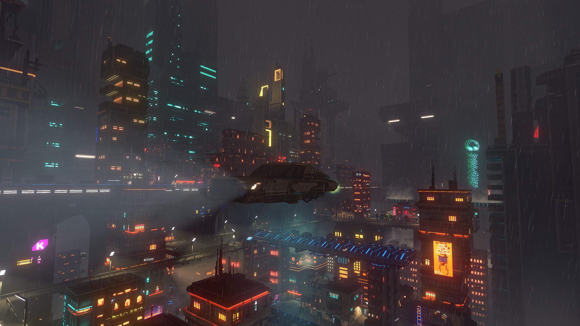 Скриншот: Cloudpunk
