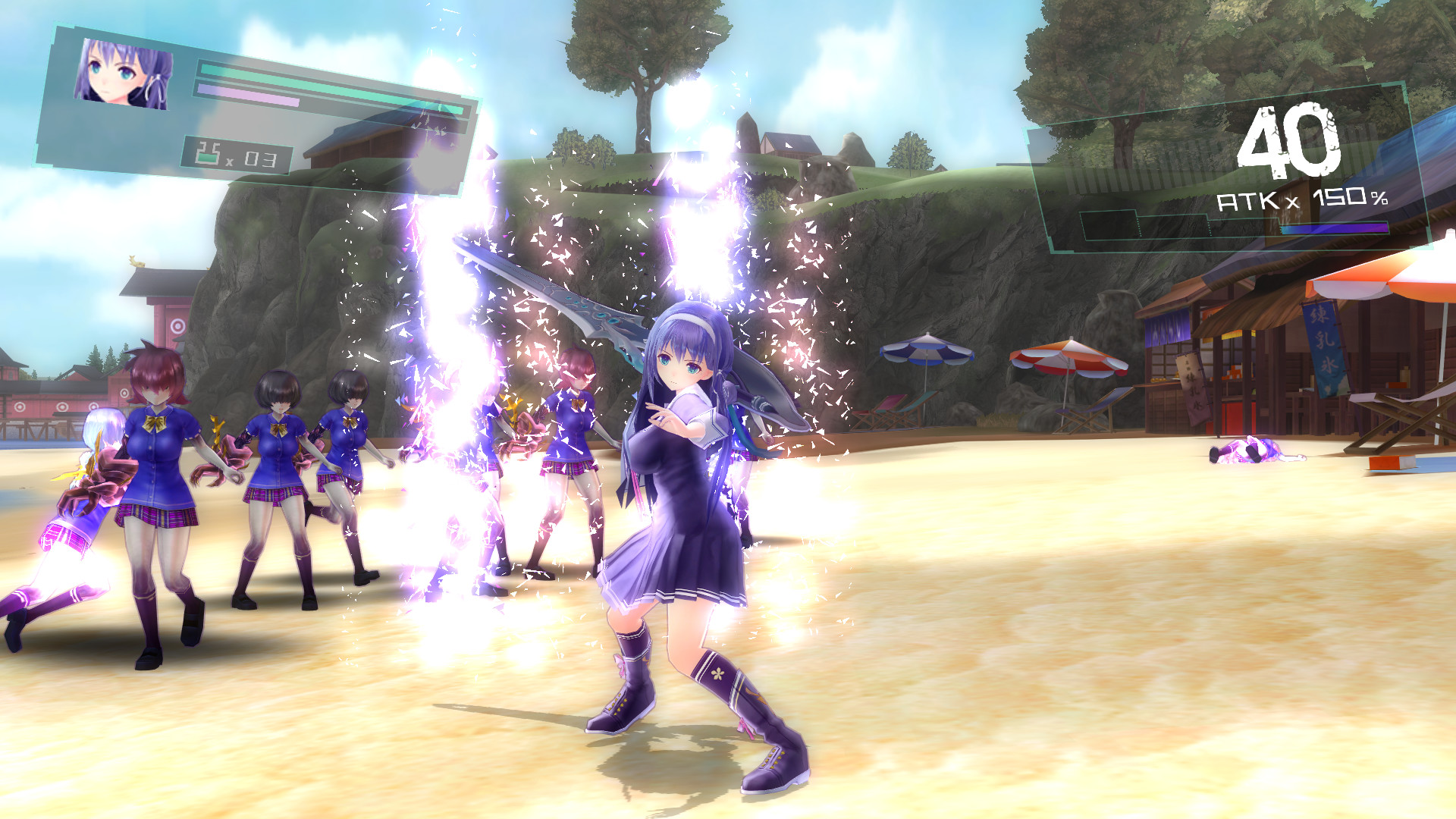 Скриншот: VALKYRIE DRIVE -BHIKKHUNI-