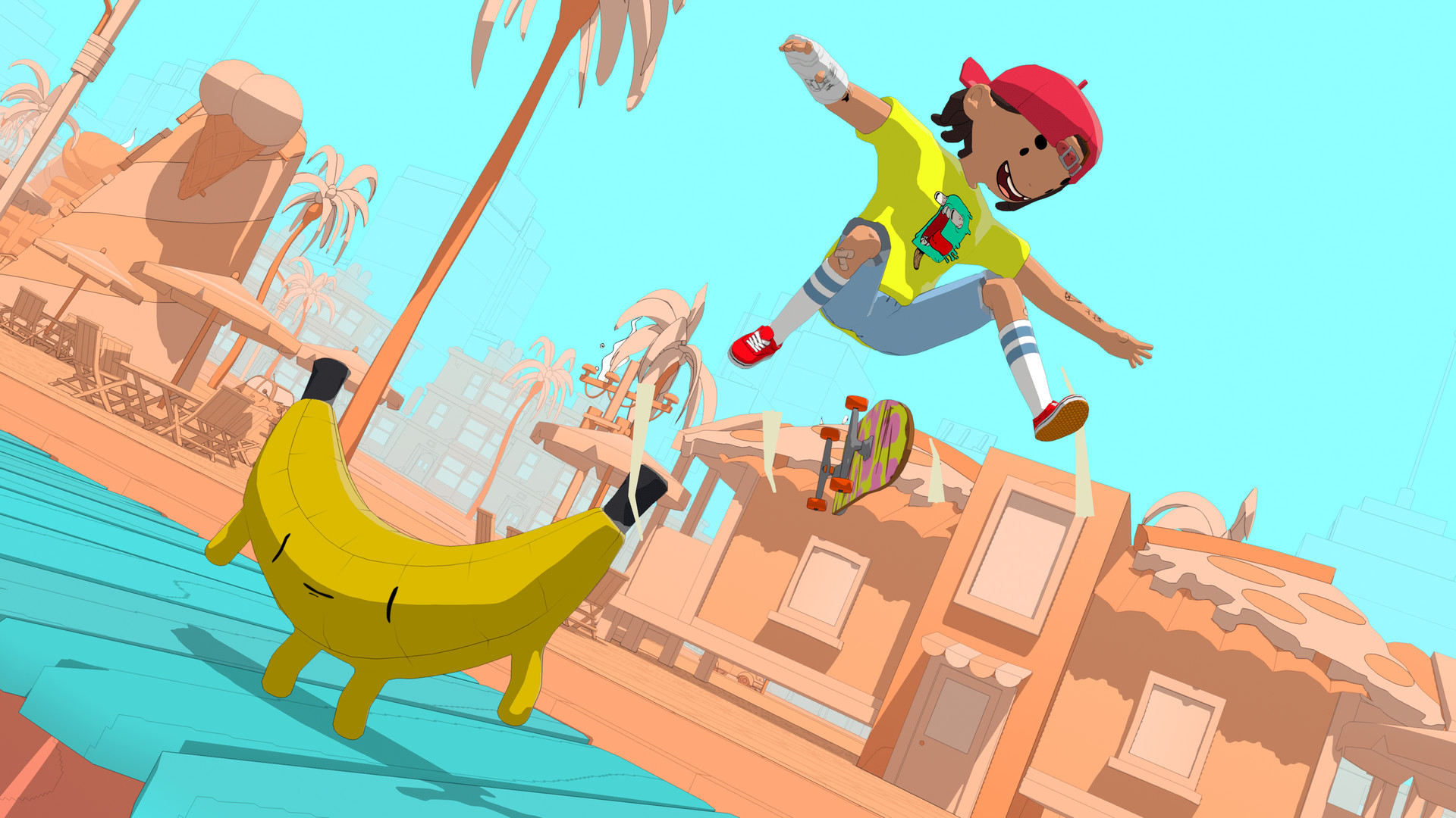 Скриншот: OlliOlli World