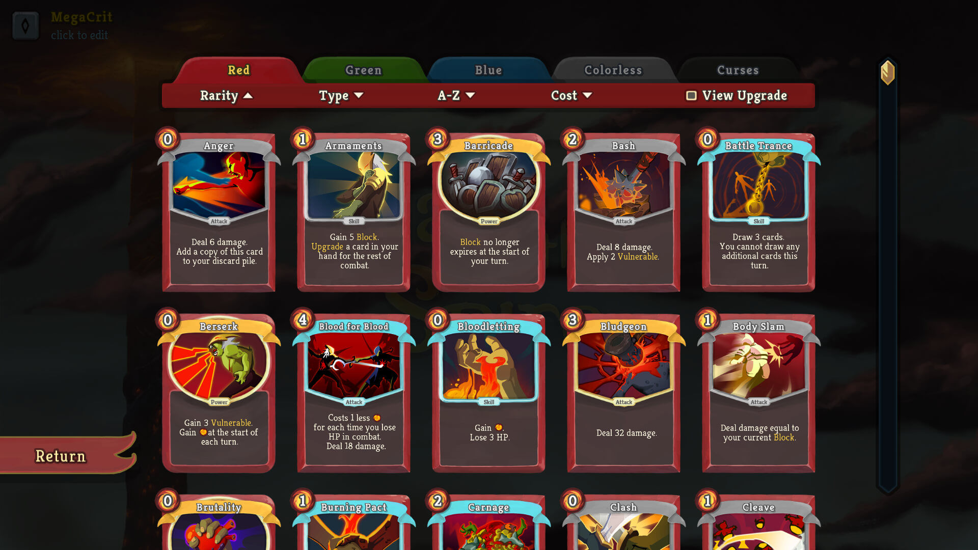 Скриншот: Slay the Spire