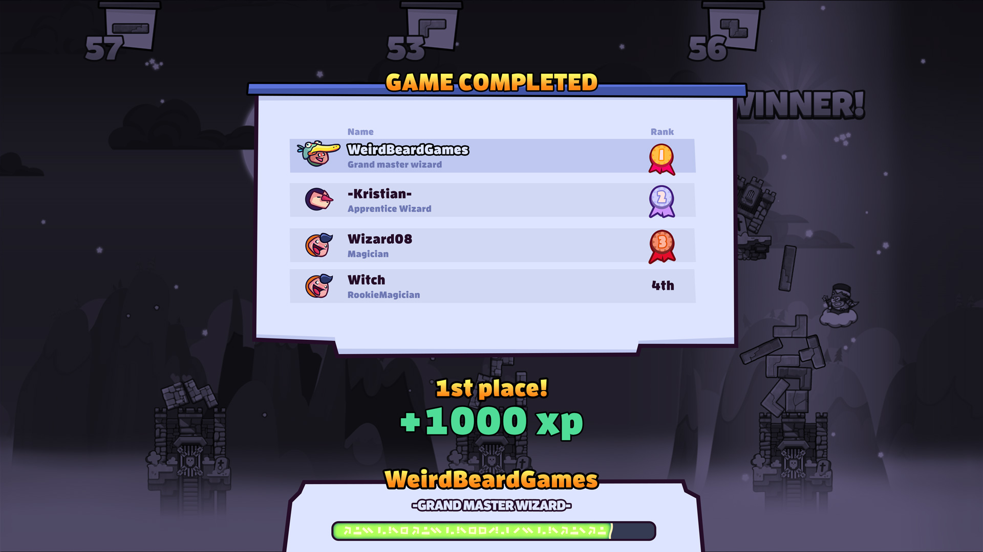 Скриншот: Tricky Towers