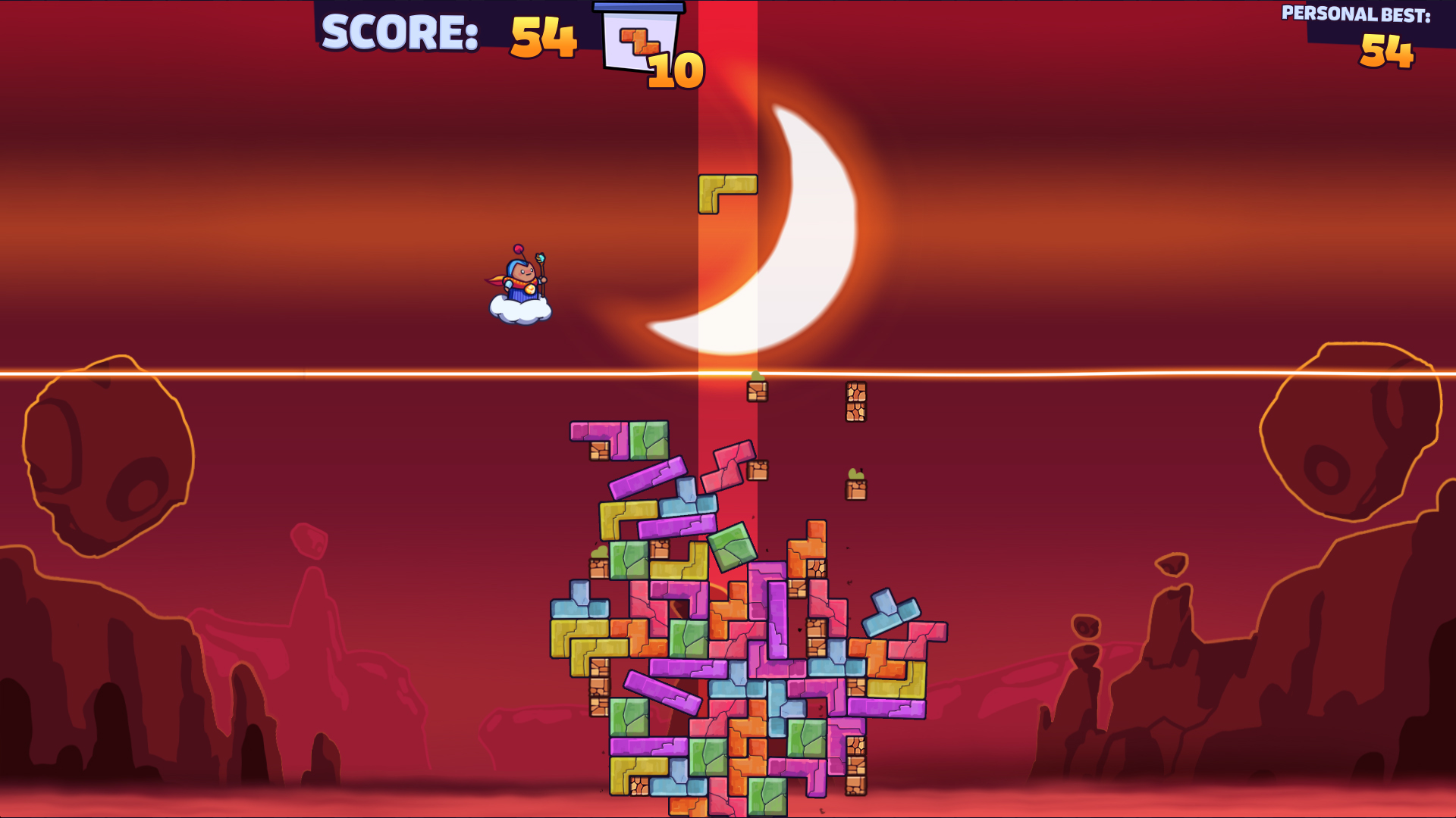 Скриншот: Tricky Towers