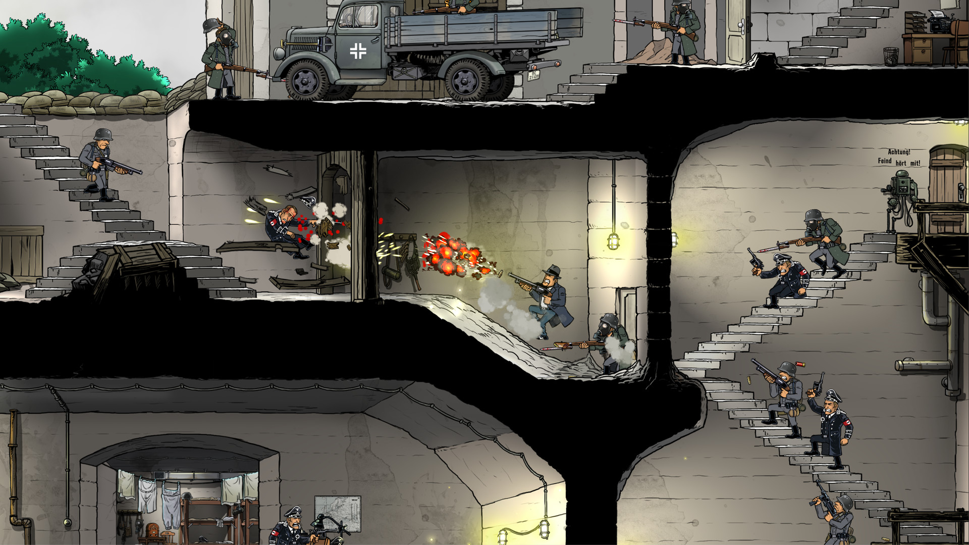 Скриншот: Guns, Gore and Cannoli 2