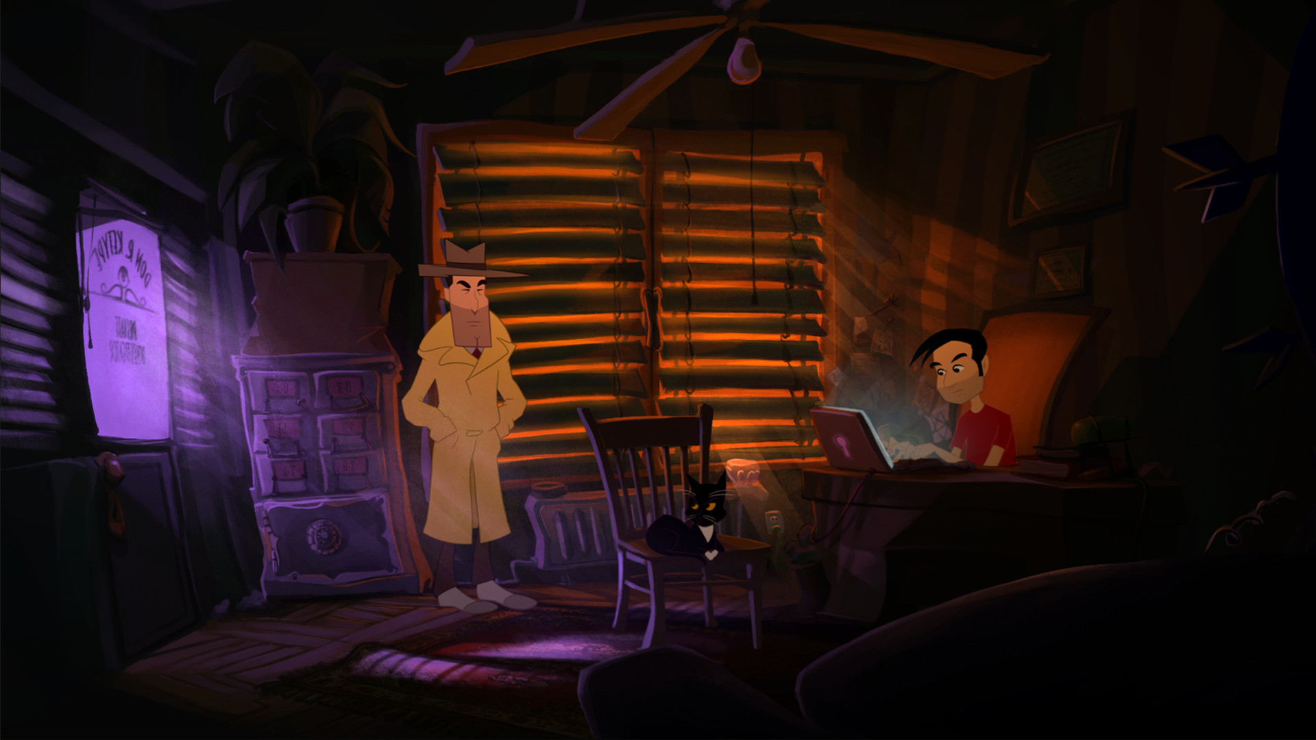 Скриншот: Gibbous -  A Cthulhu Adventure
