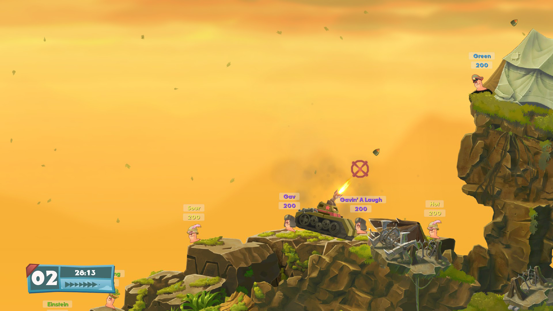 Скриншот: Worms W.M.D
