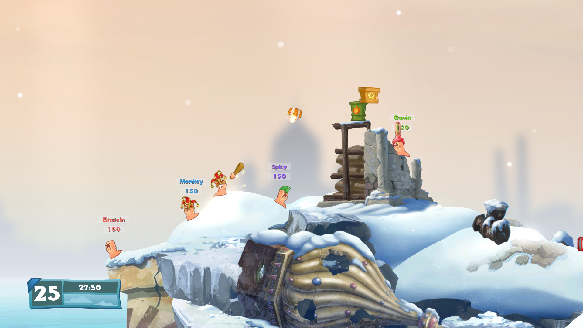 Скриншот: Worms W.M.D