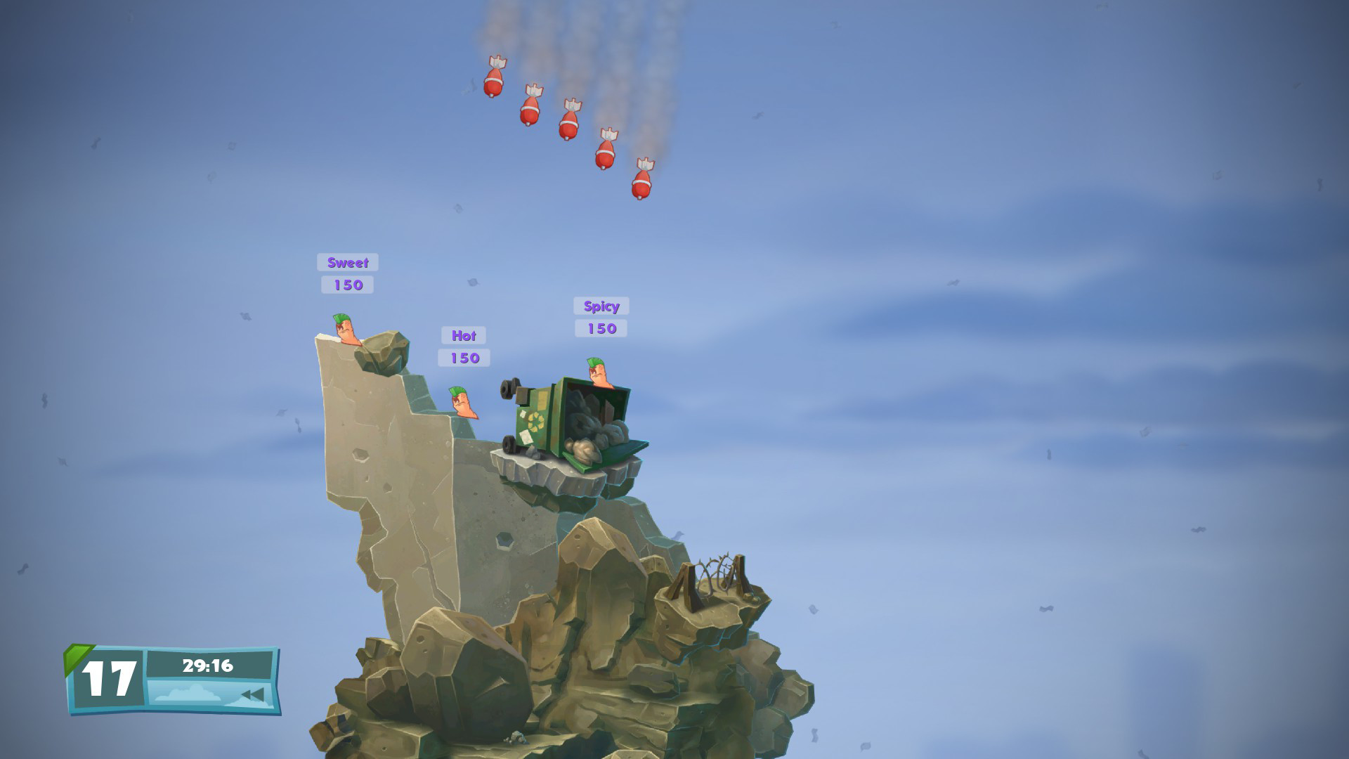 Скриншот: Worms W.M.D