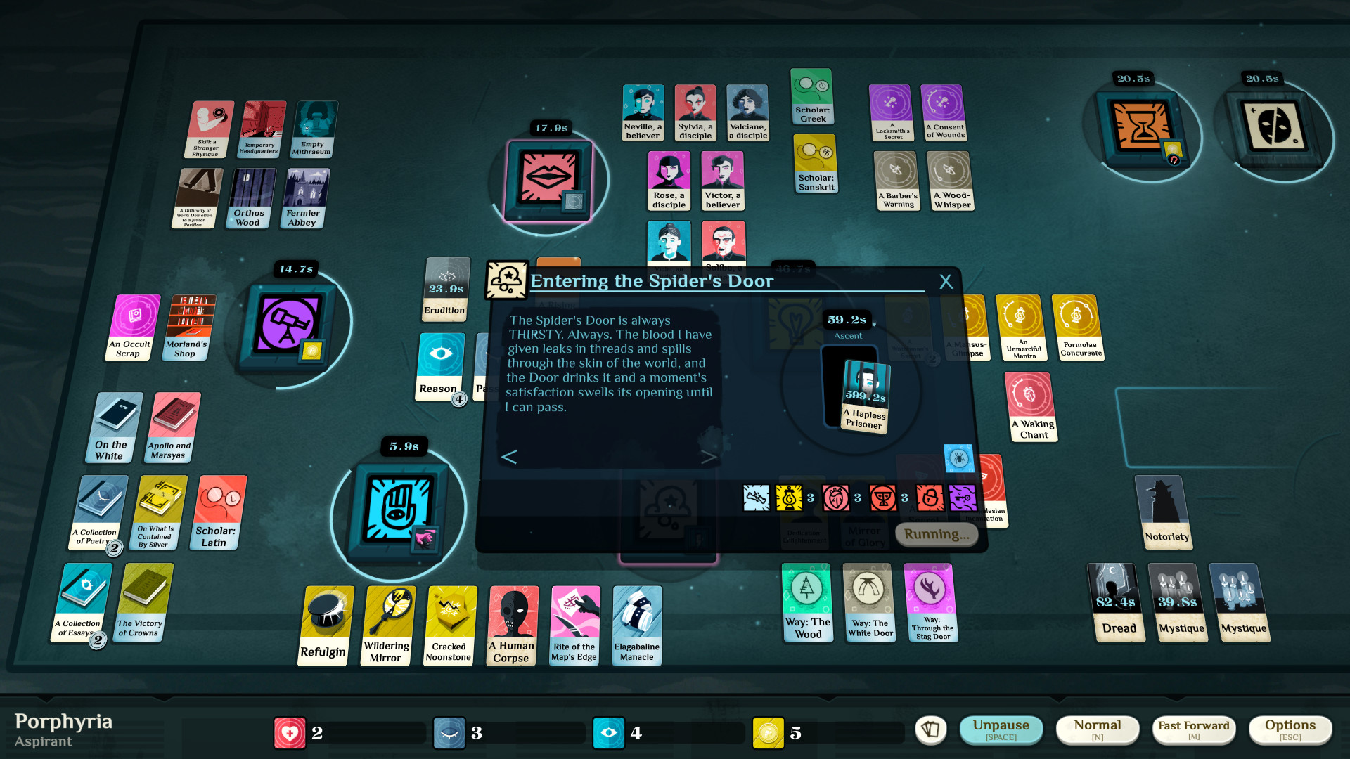 Скриншот: Cultist Simulator