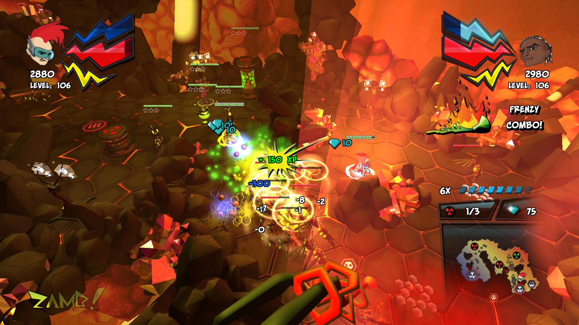 Скриншот: ZAMB! Endless Extermination
