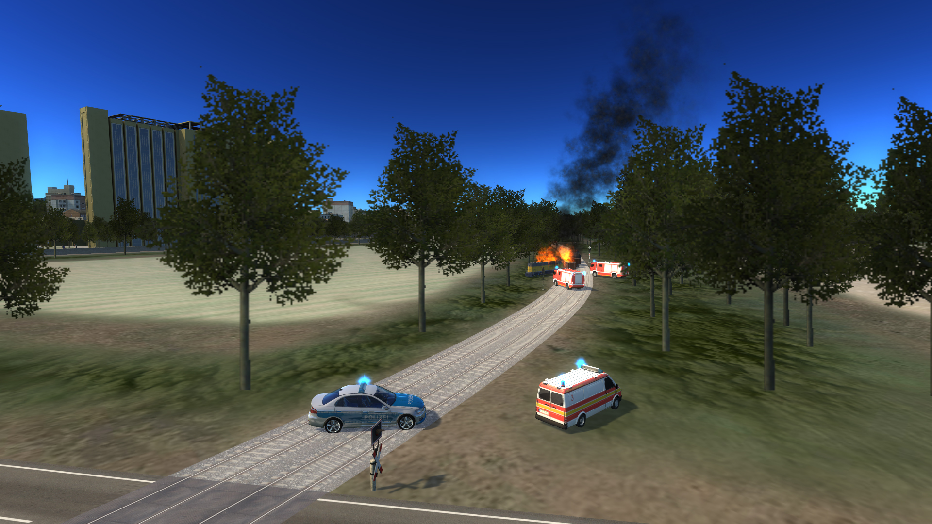 Скриншот: Police Helicopter Simulator